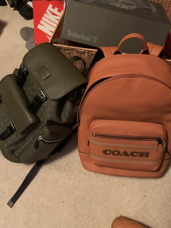 West Backpack In Signature Canvas With Rexy By Guang Yu | COACH®