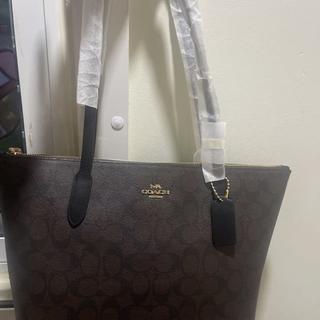 Zip Top Tote Bag In Signature Jacquard | COACH®