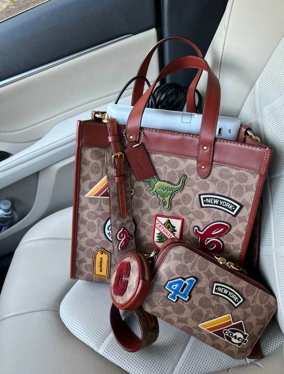 Field Tote Bag 40 With Coach Badge | COACH®