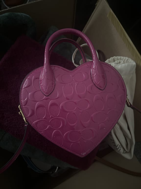 COACH® | Heart Bag In Signature Leather