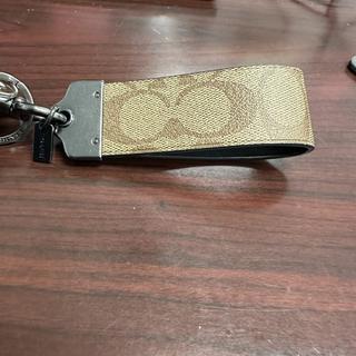 Loop Key Fob In Signature Canvas | COACH®