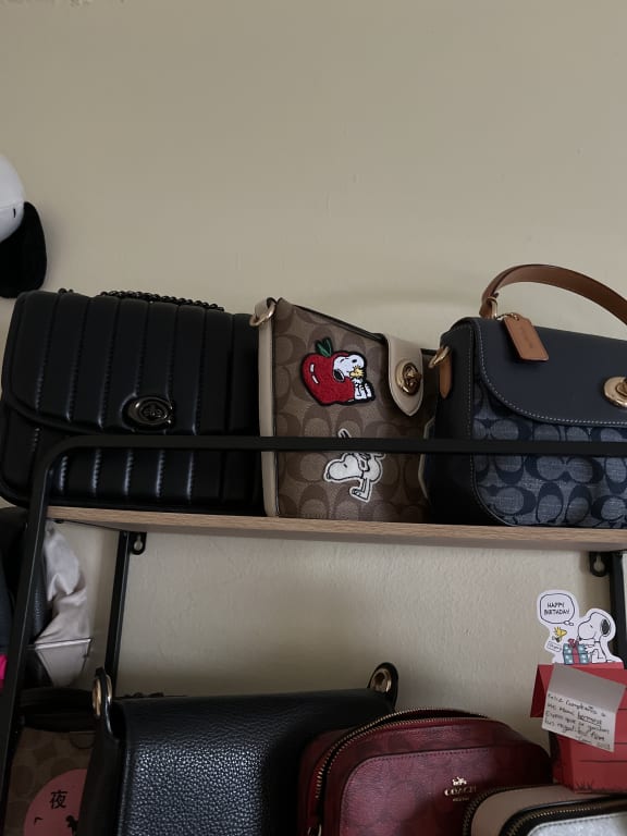 COACH® | Madison Shoulder Bag In Signature Canvas With