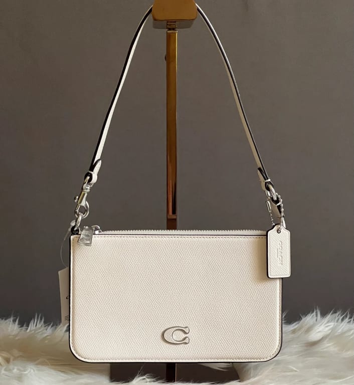 Restored Pouch Bag With Signature Canvas