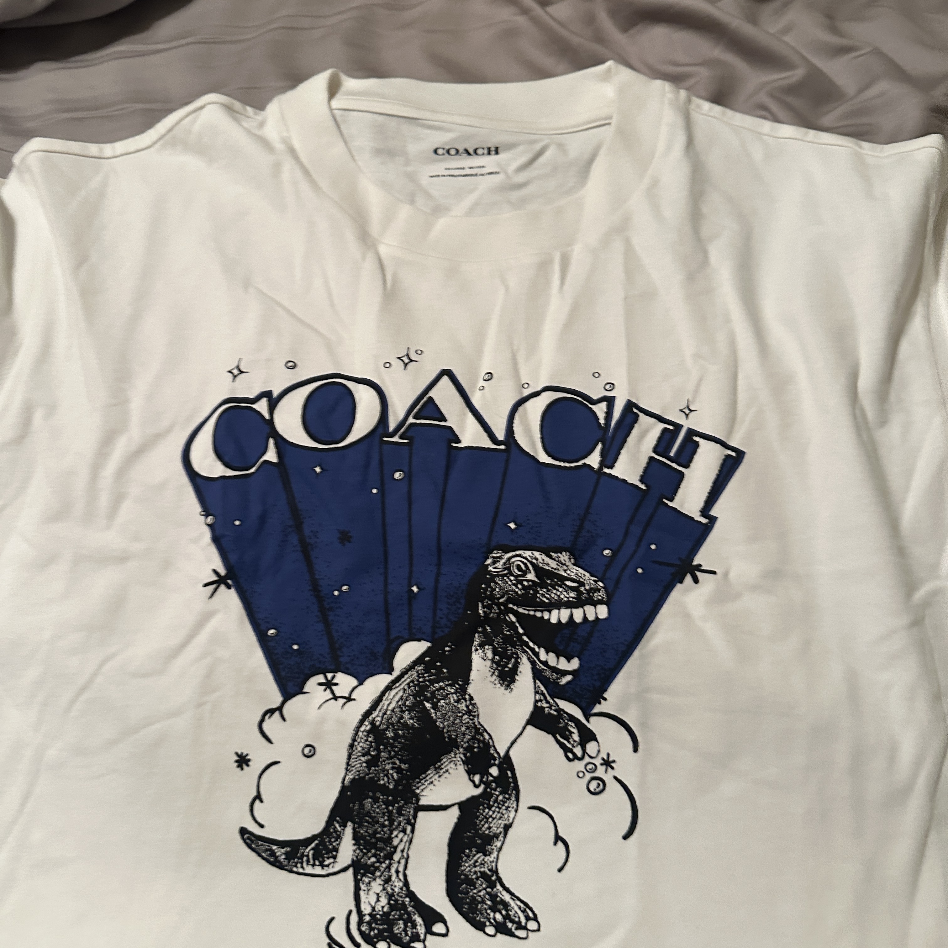 T-Rex Relaxed T-Shirt In Organic Cotton | Ready to Wear | Coach