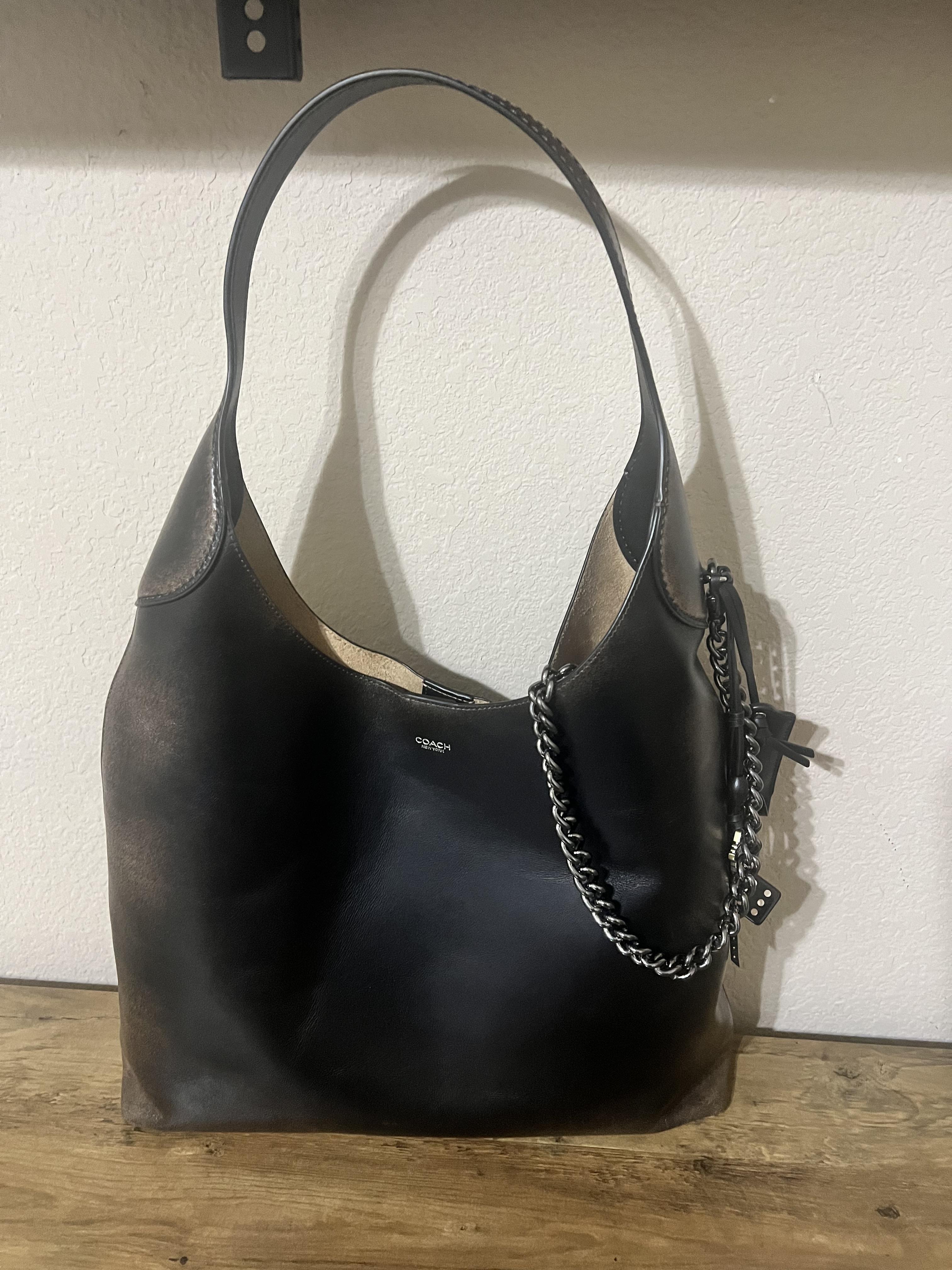 Brooklyn Shoulder Bag 39 With Snakeskin Patchwork | Bags | Coach