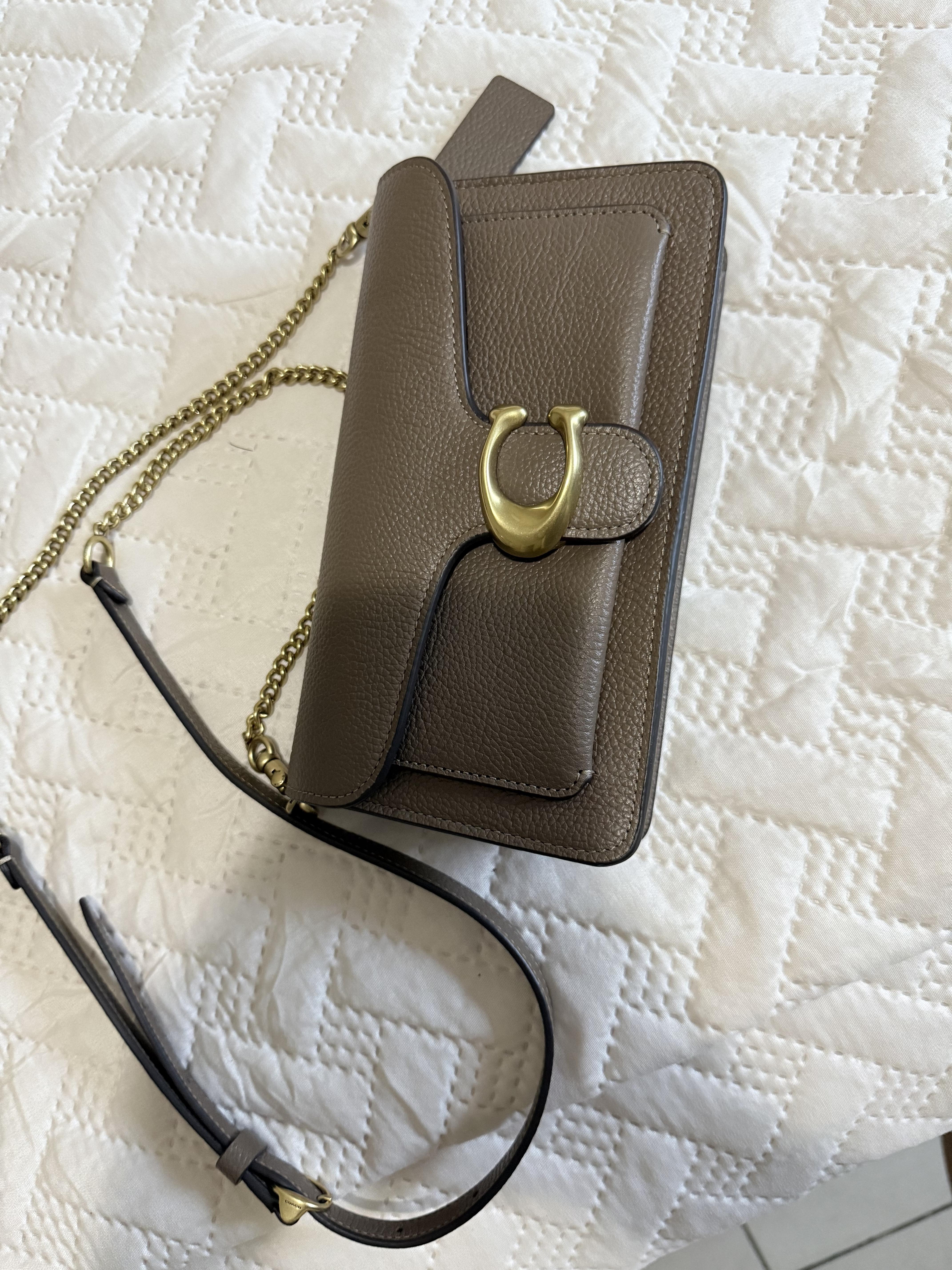 COACH レディース クロスバッグ CE772 B4SG COACH Tabby Chain Clutch Crossbody Bag Dark Stone CE772