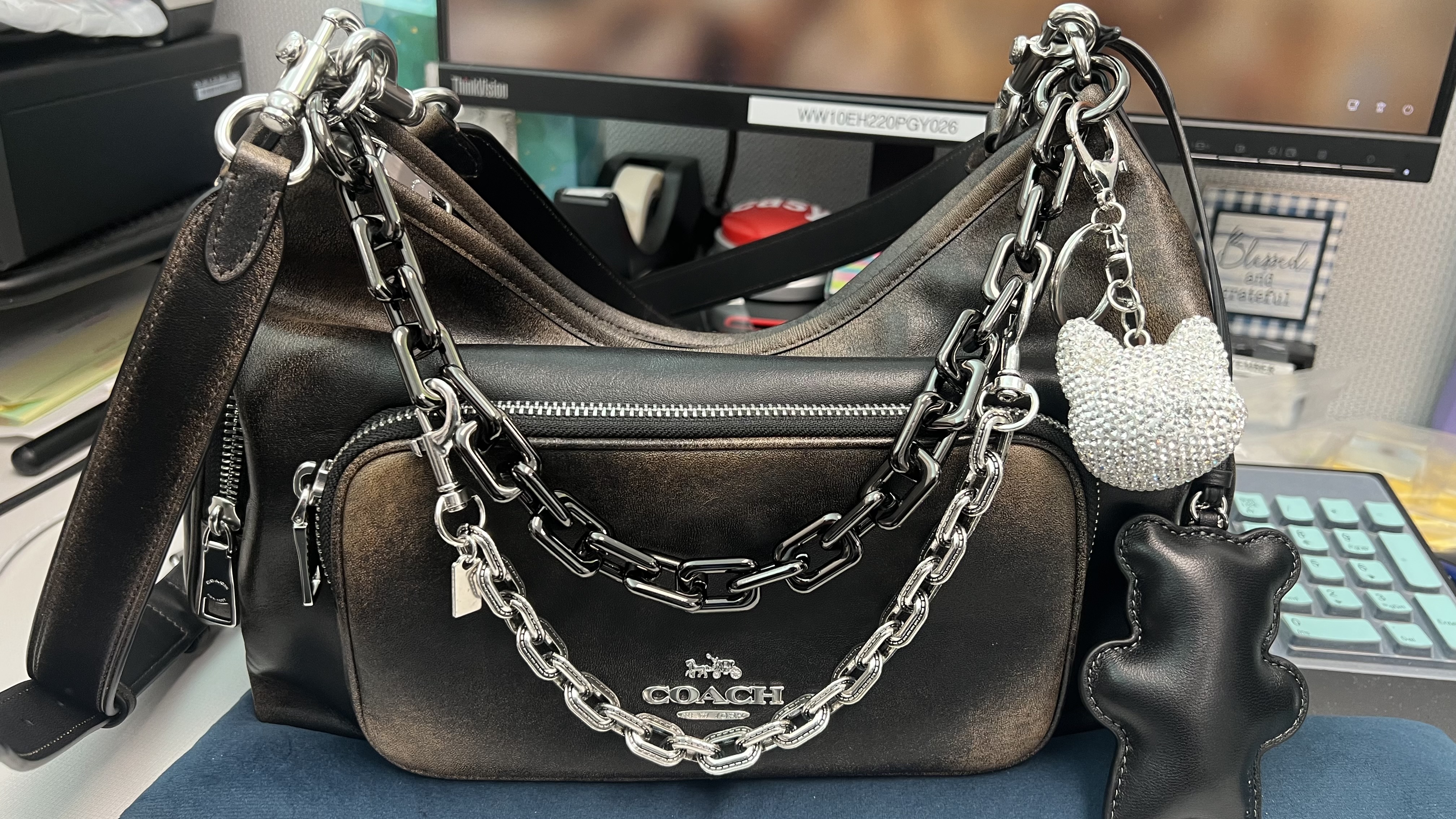 【らぶ】COACH ショルダーバッグ Laurel Shoulder Bag With Mirror Charm And Pouch | Bags | Coach