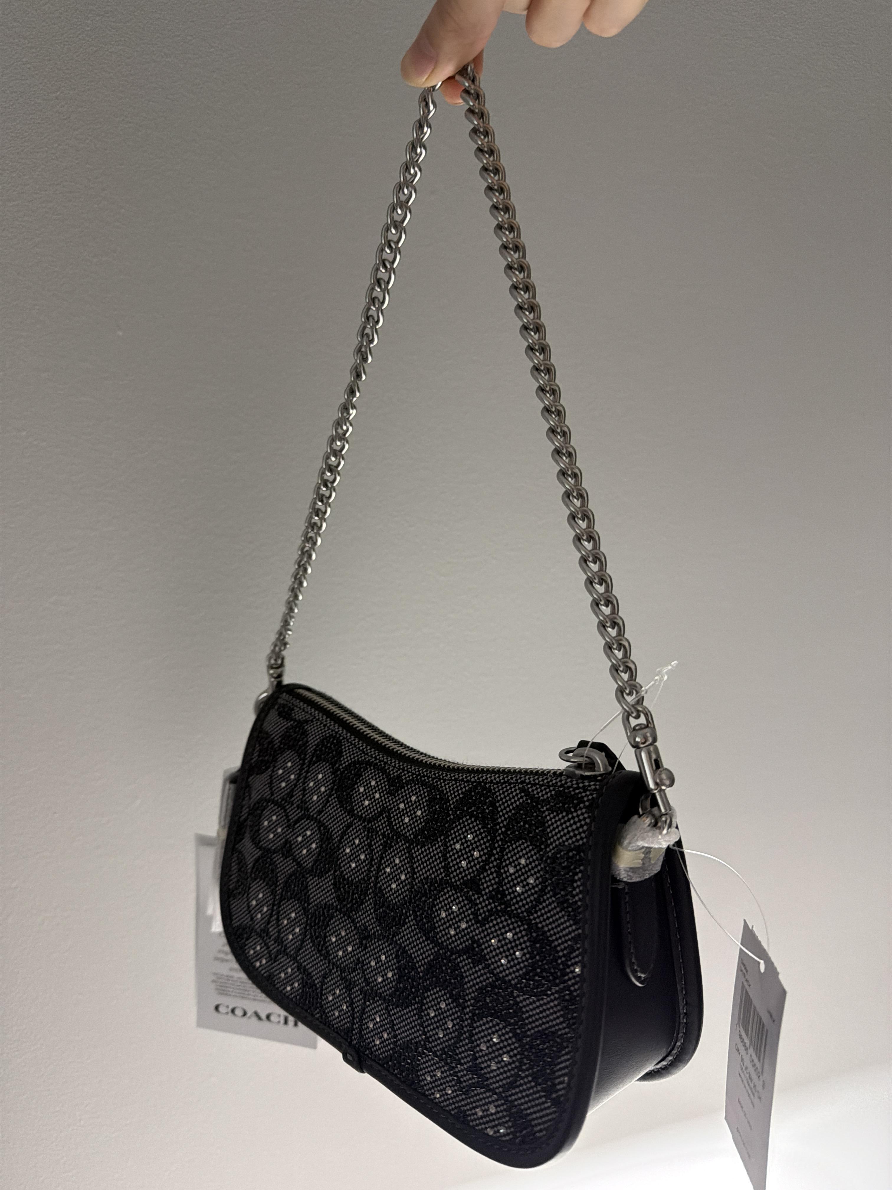 COACH® | Restored Swinger Bag 20 With Zebra Print