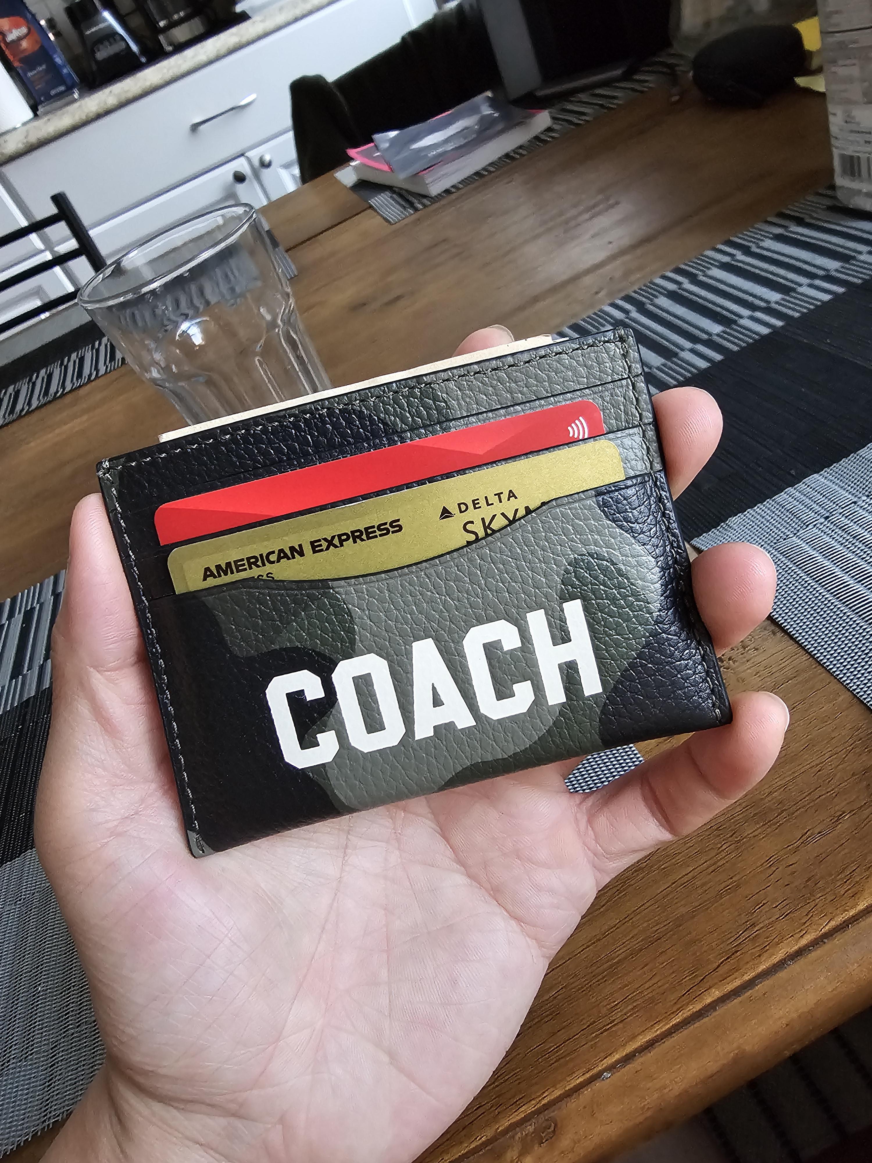 ★Coach★ Card Case with Coach Graphic COACH® | Card Case With Coach Graphic