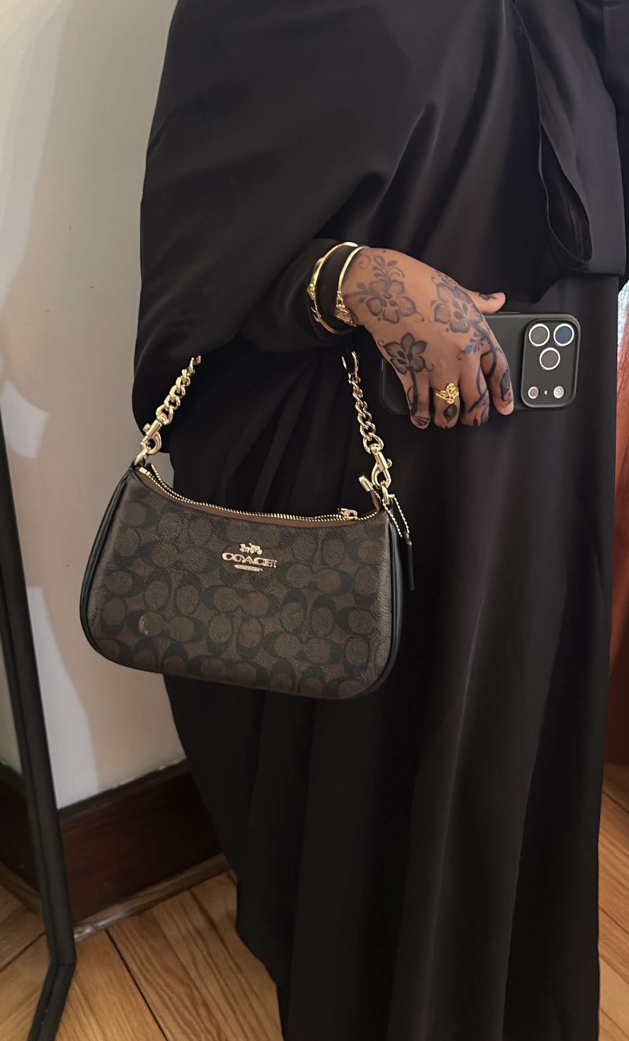 Teri Shoulder Bag In Signature Denim | Bags | Coach | COACH®