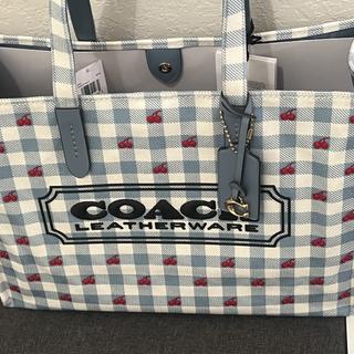 Tote Bag With Gingham Print | Bags | Coach | COACH®