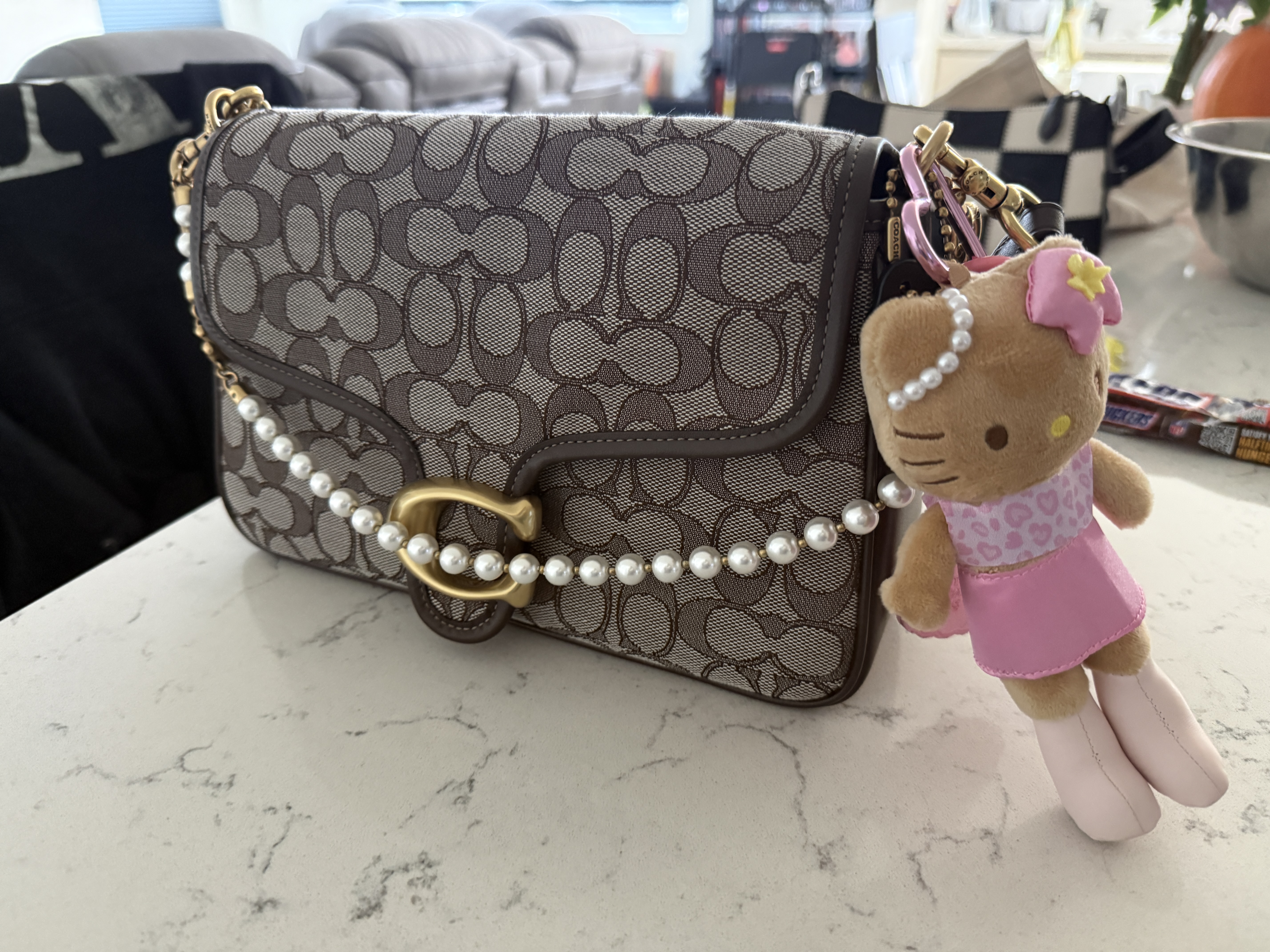 COACH® | Restored Soft Tabby Shoulder Bag With Snakeskin Detail