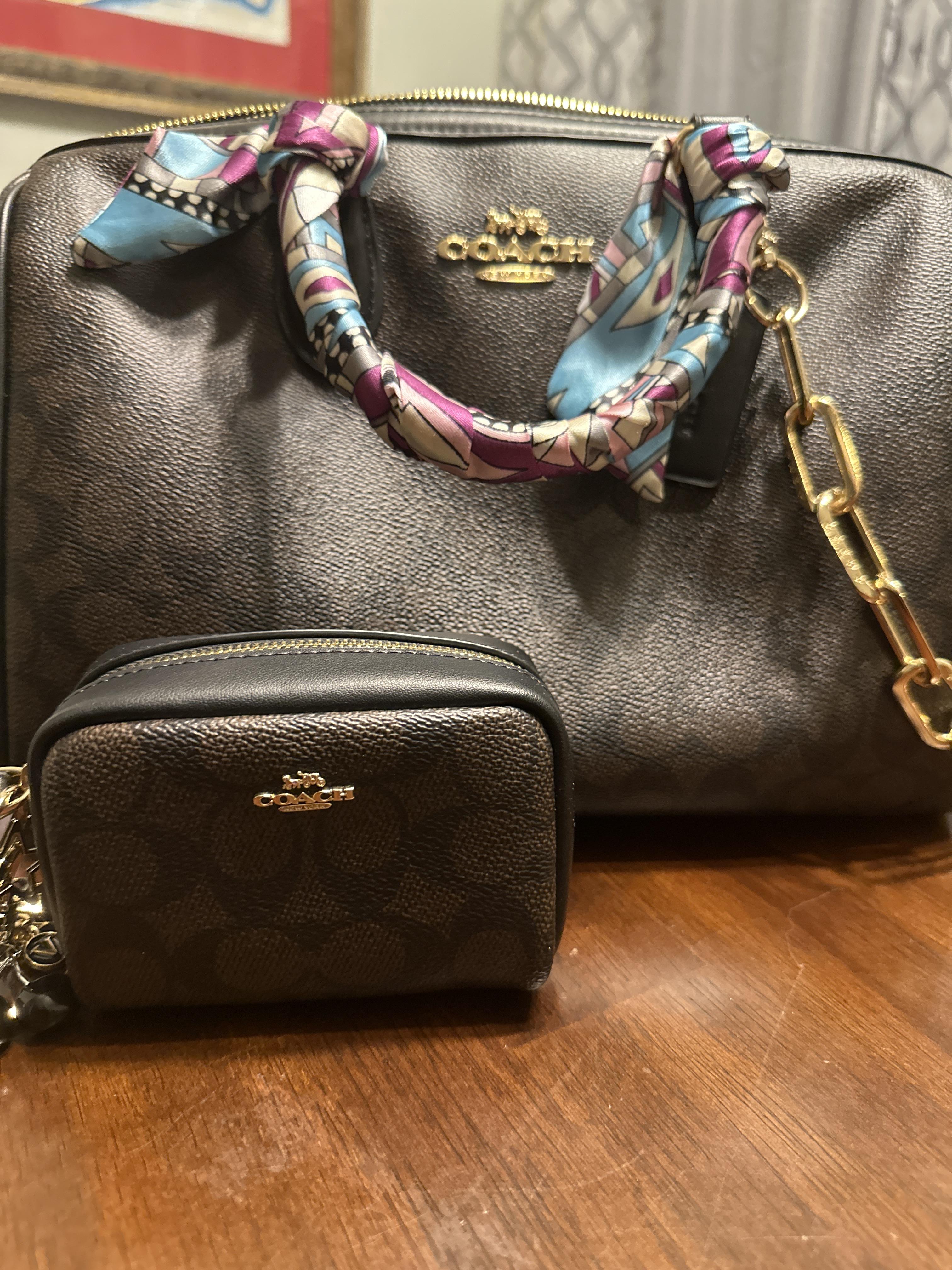 Pouch Wristlet In Signature Denim | Wallets | Coach | COACH®