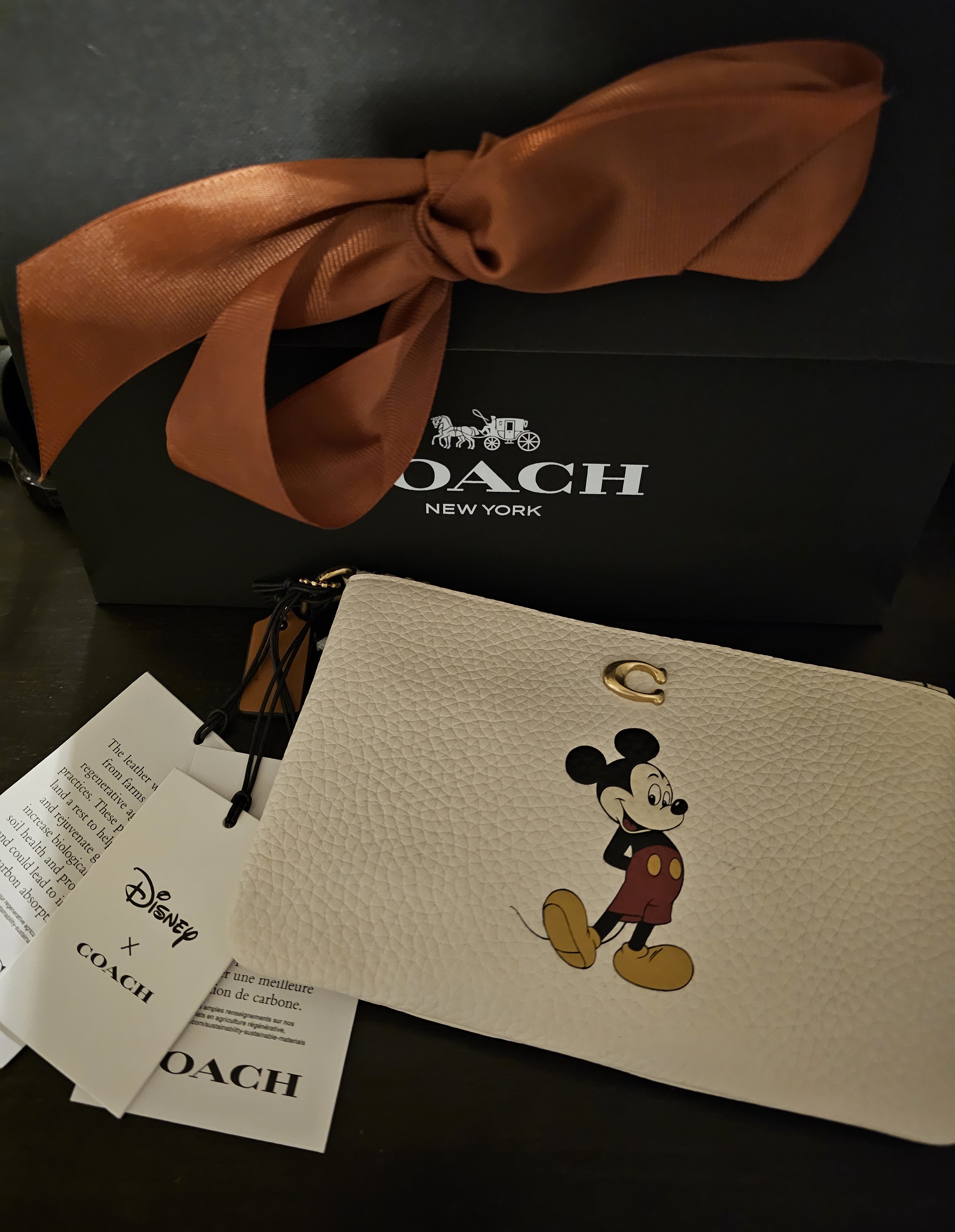 COACH® | Holiday Essential Small Wristlet In Signature