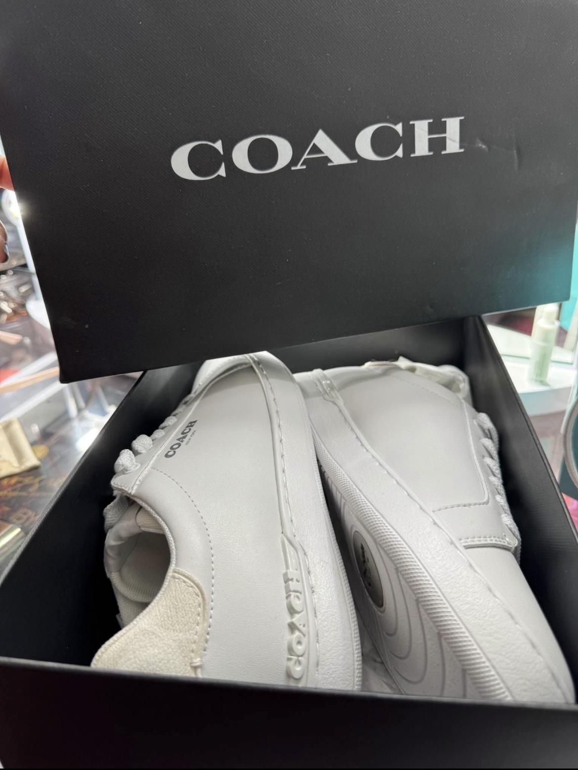 Coach X Peanuts High Line Sneaker In Signature Canvas With Snoopy
