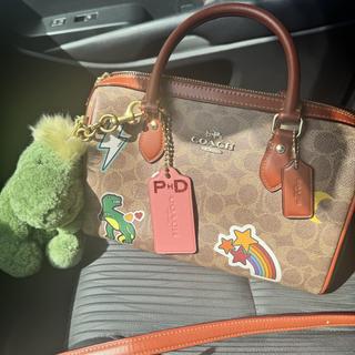 Little Rexy Bag Charm In Shearling | Accessories | Coach | COACH®