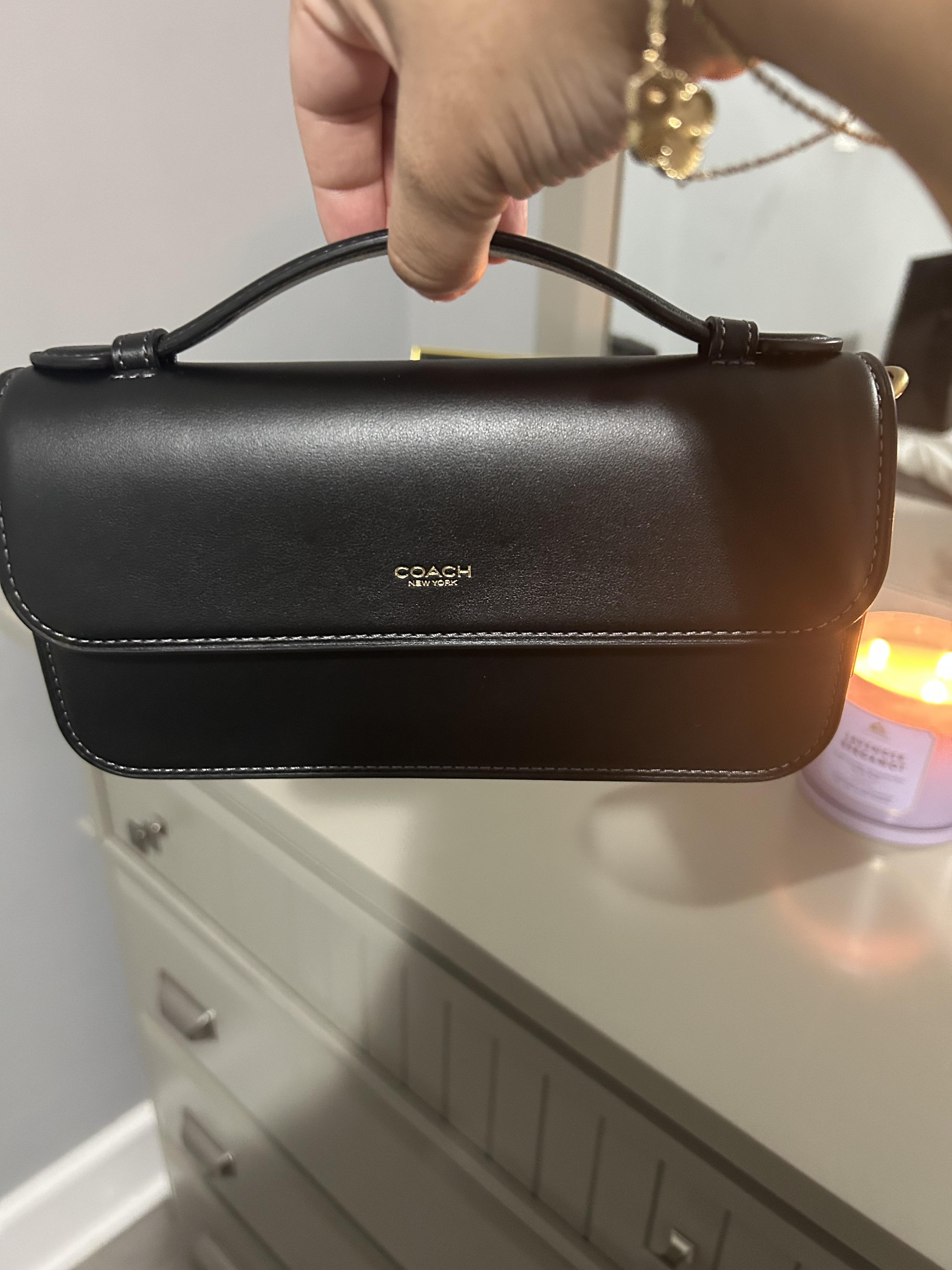 New York Elora Top Handle Crossbody Bag In Loved Leather | COACH®