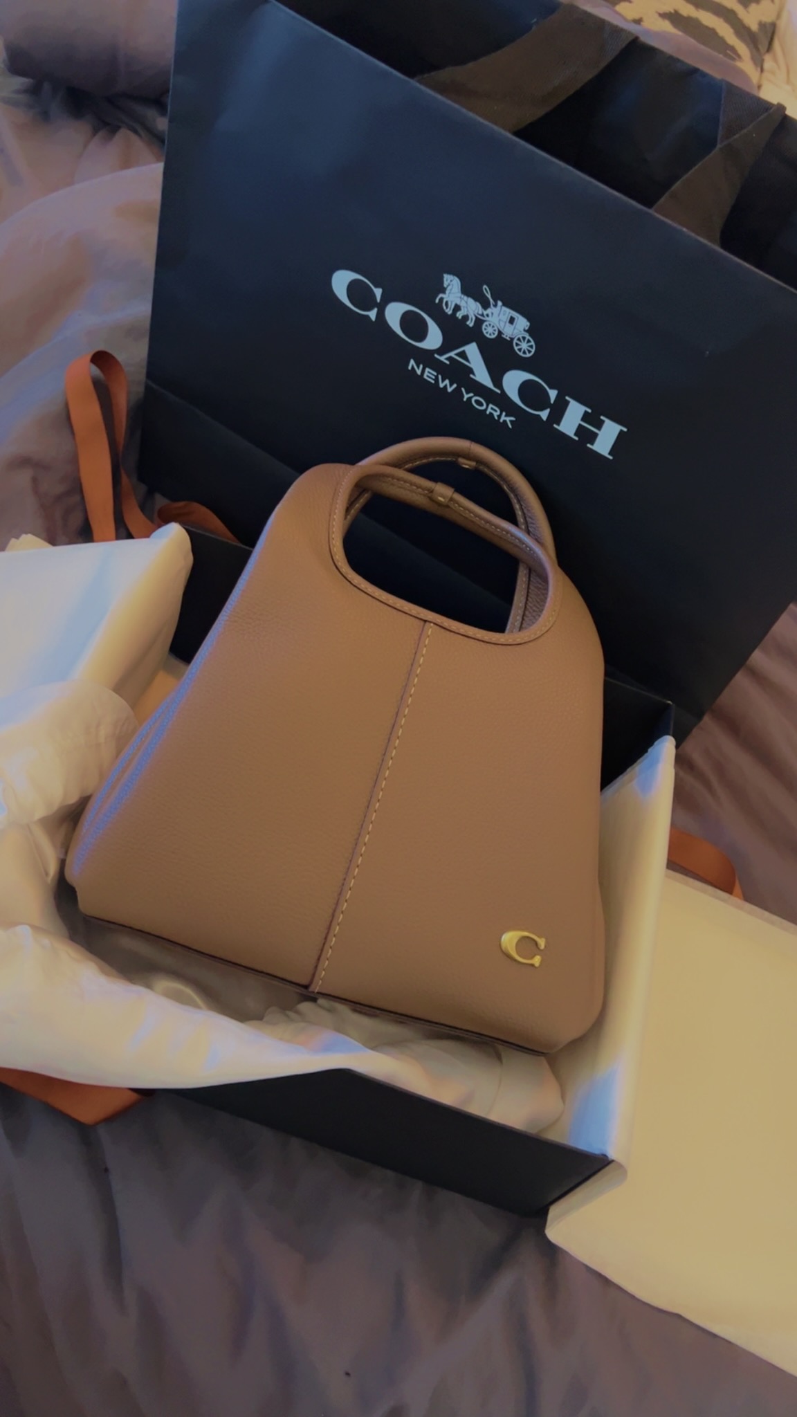 ★COACH★Lana Tote Bag 23★Ivory★ Coach Lana 23 Ivory