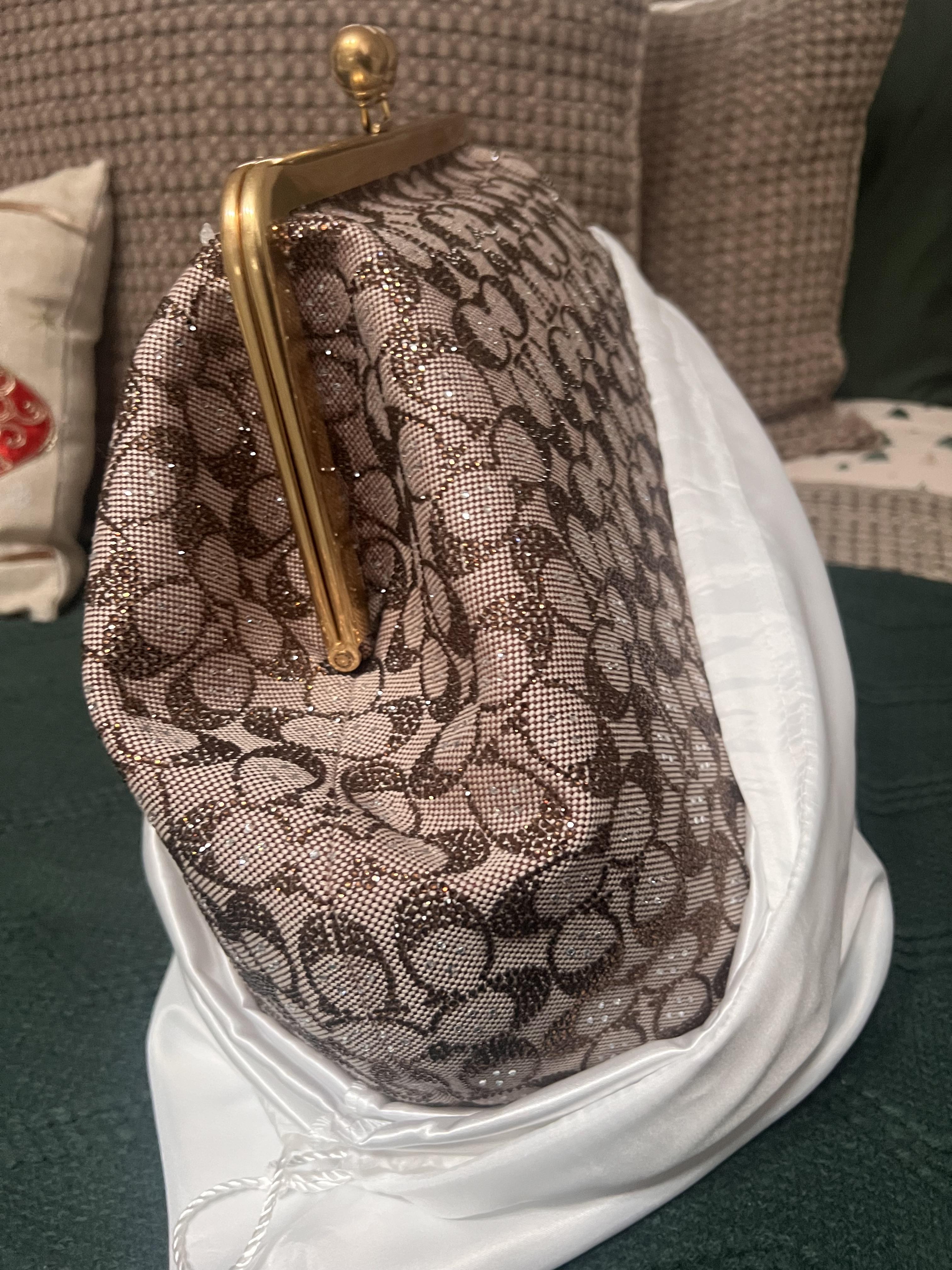 Coach Optic Signature Kisslock Party Bag 【公式通販】