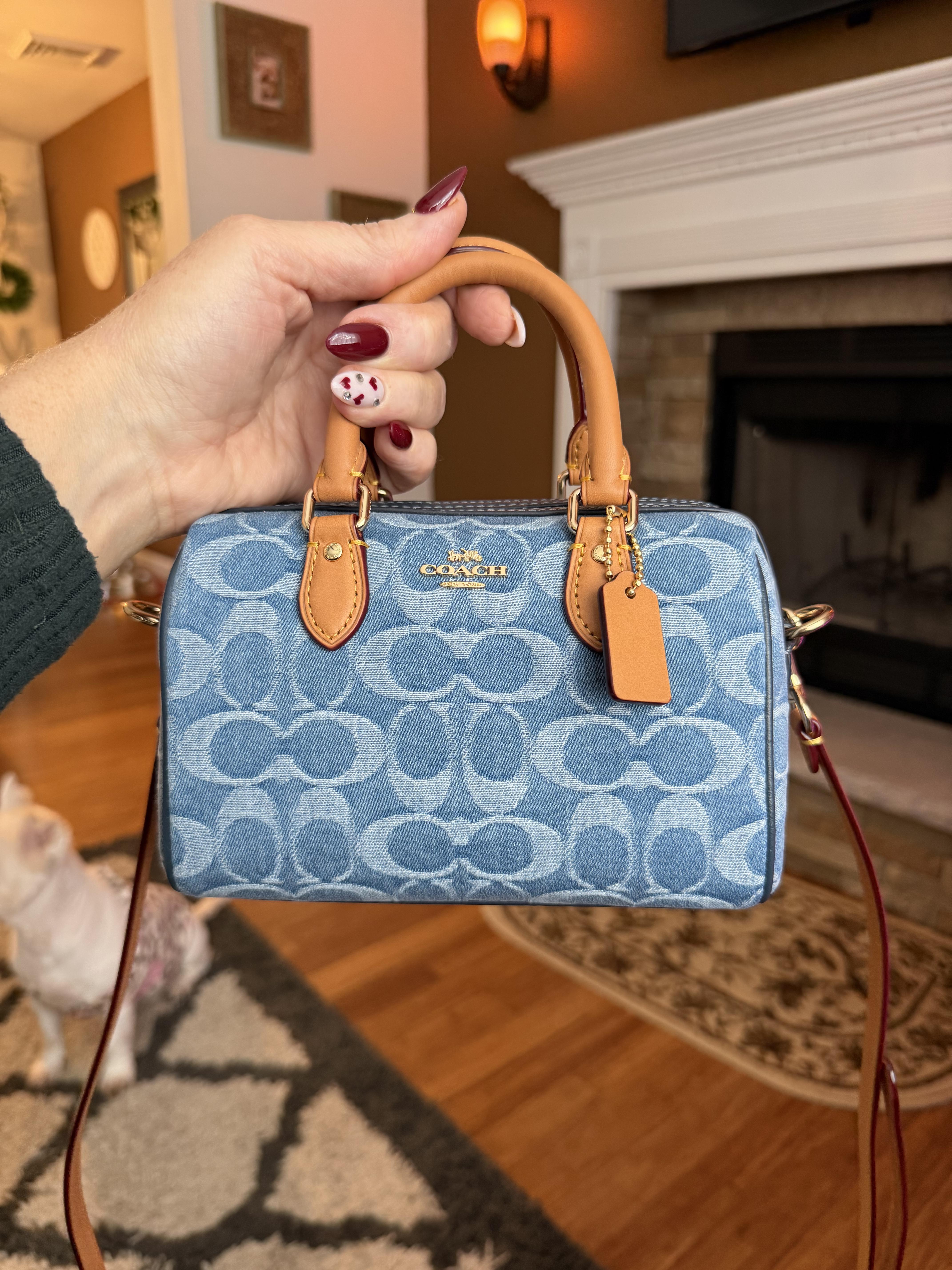 Mini Rowan Crossbody Bag In Signature Denim | Bags | Coach | COACH®