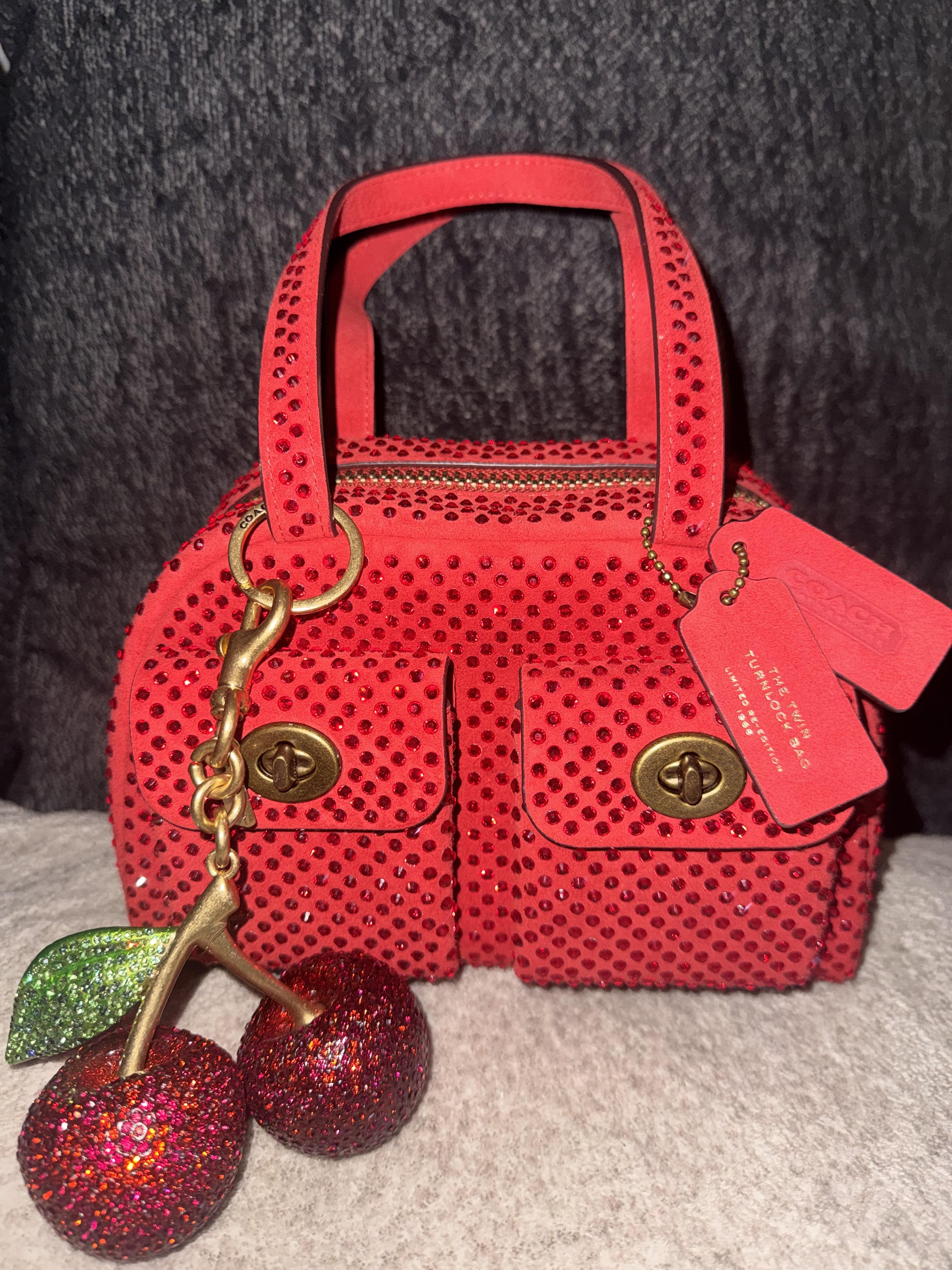 COACH® | Twin Turnlock Bag 20 With Crystal