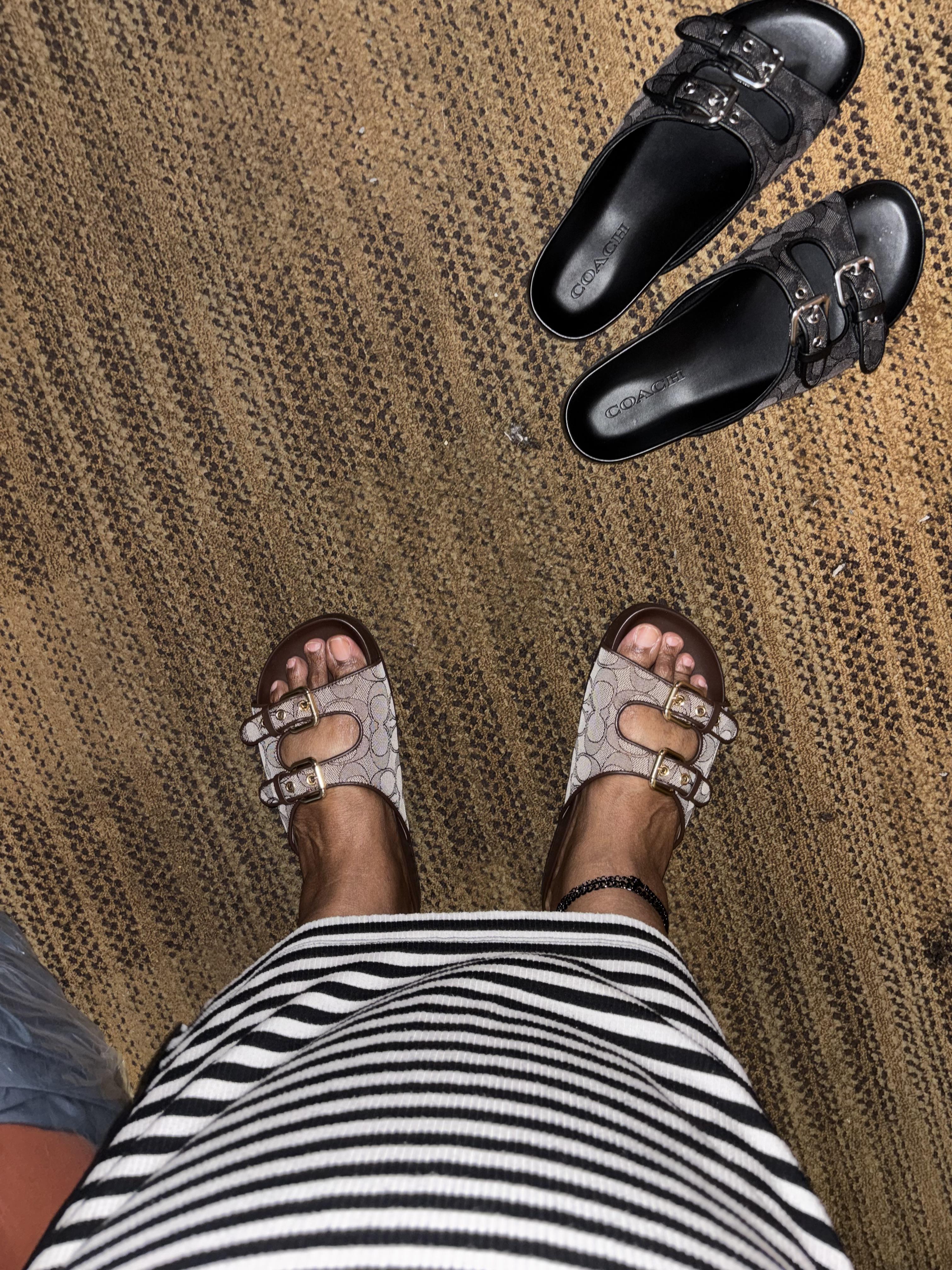 COACH 2つセット Two Band Buckle Sandal In Signature Jacquard | Other Shoes | Coach