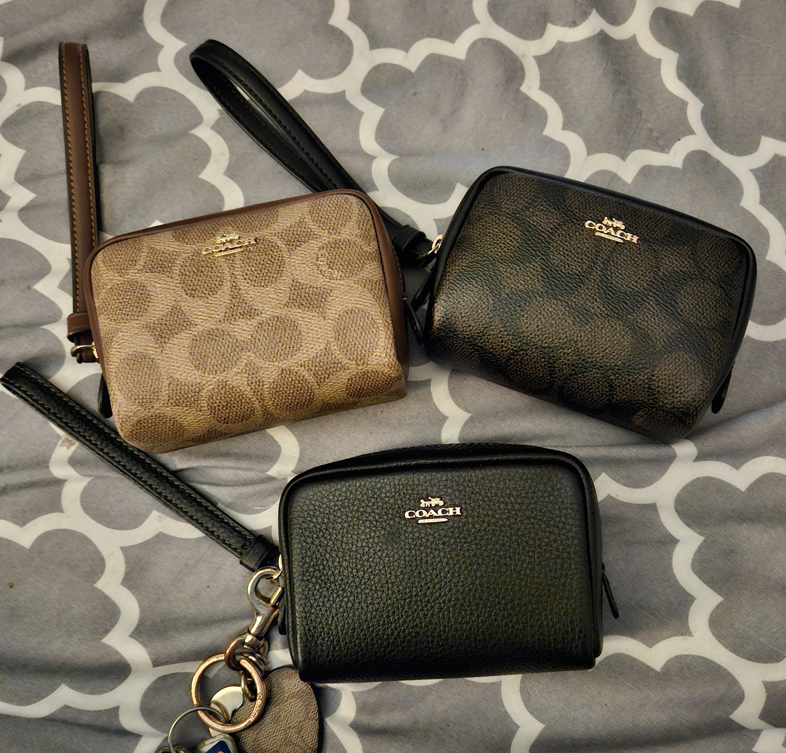 Pouch Wristlet In Signature Canvas | Wallets | Coach | COACH®