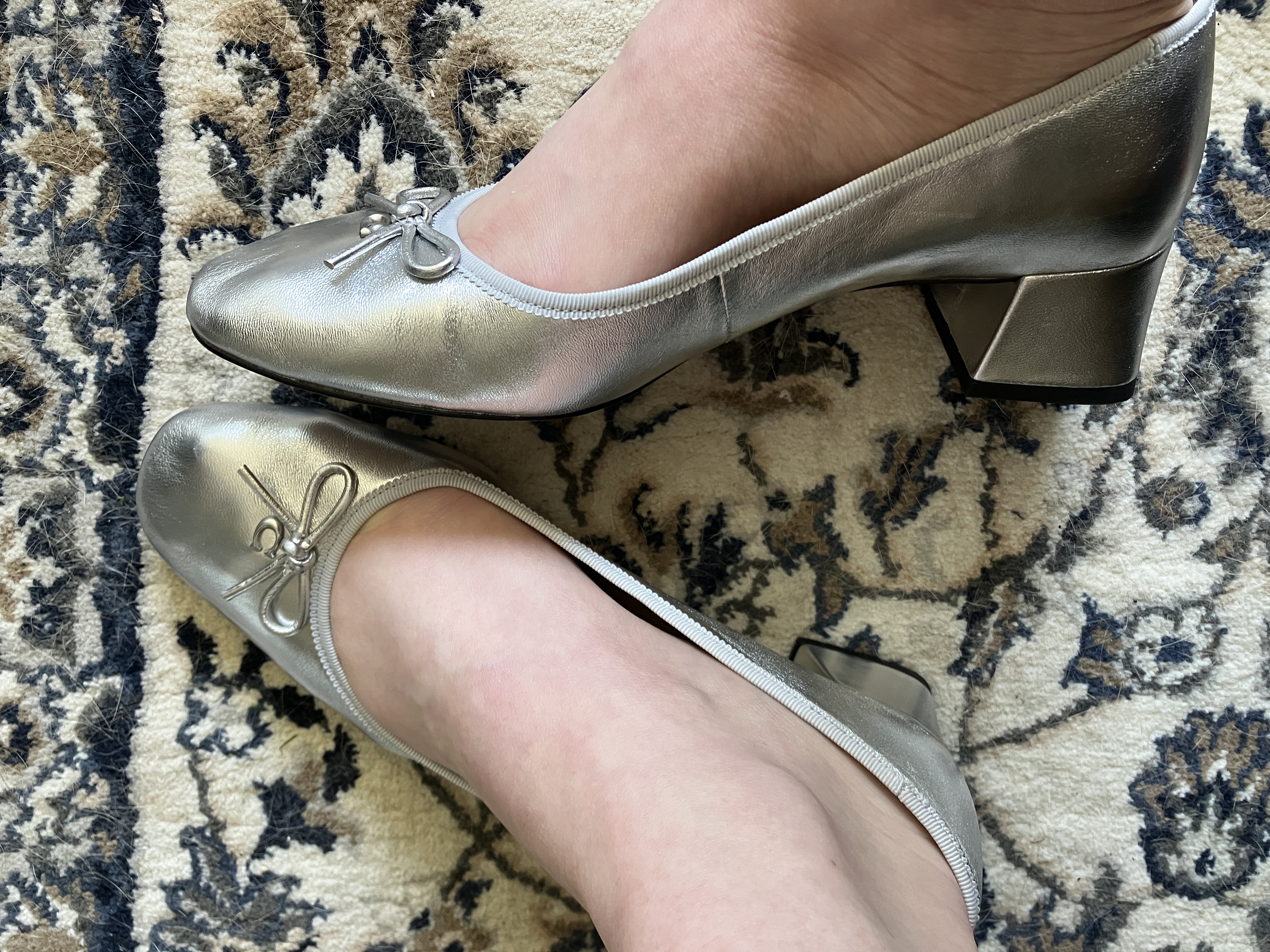 COACH® | Ava Ballet Pump In Signature Textile Jacquard