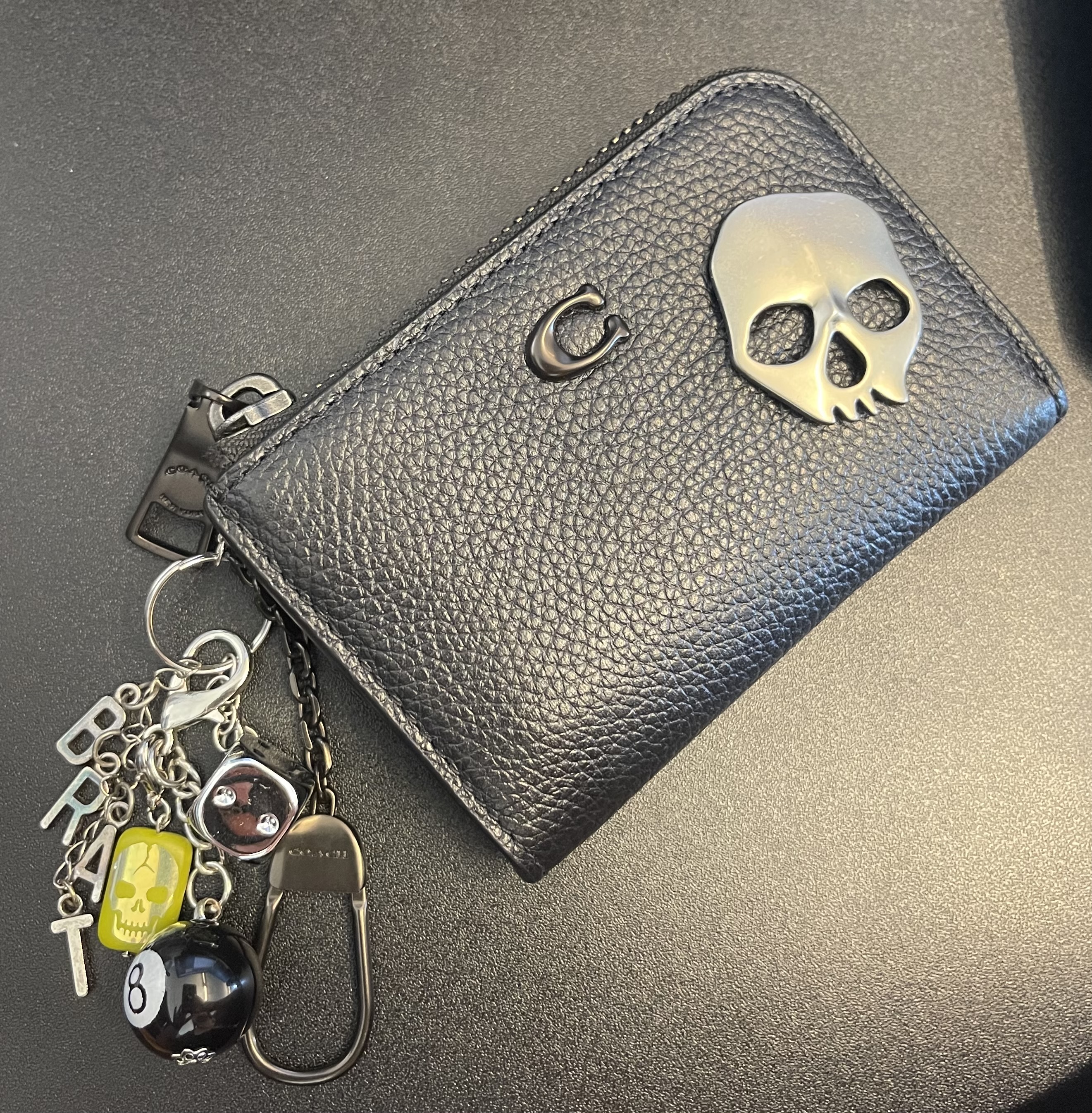 L-Zip Key Case In Signature Canvas | Accessories | Coach | COACH®