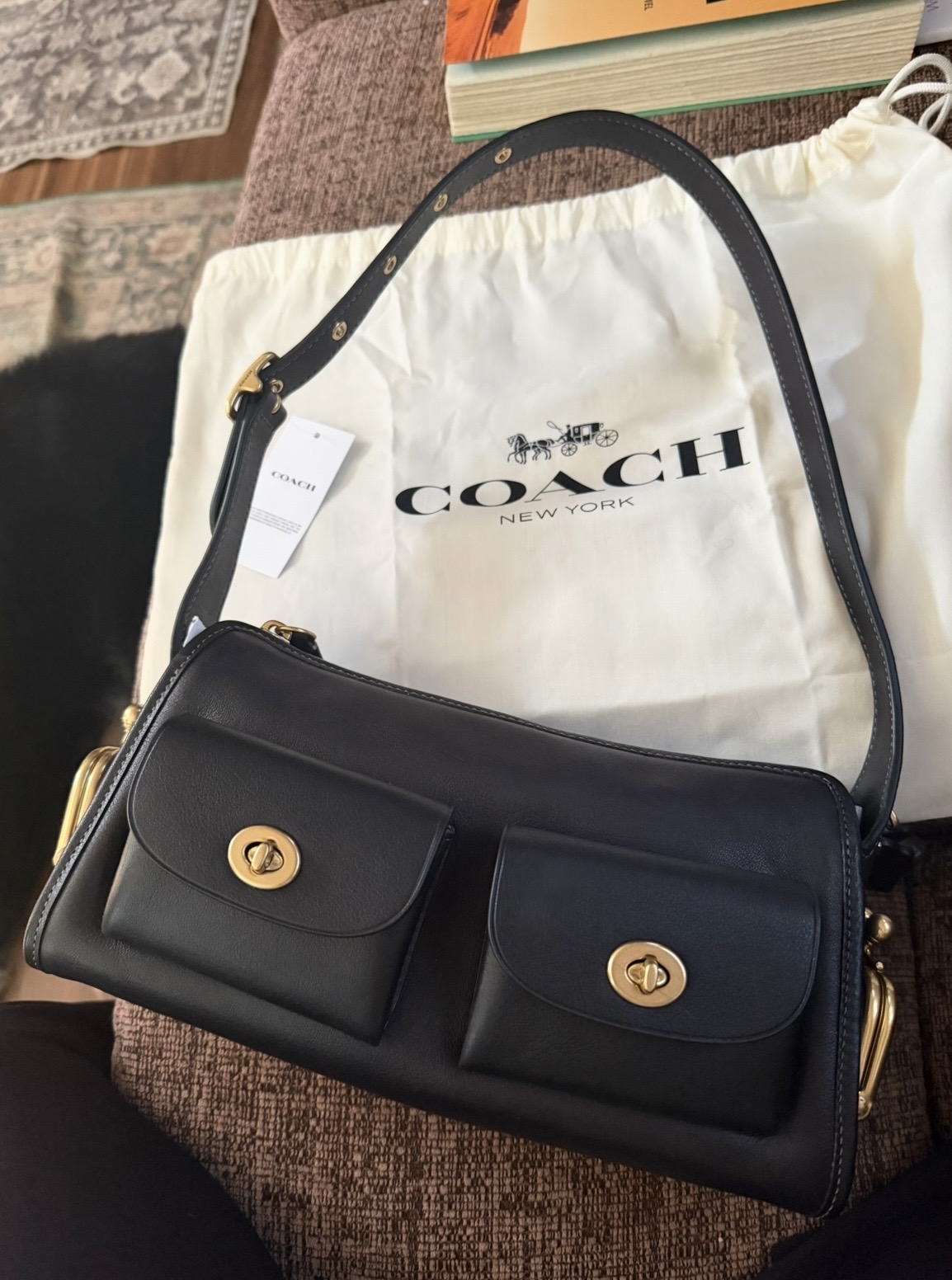 Turnlock Haversack Bag 27 In Signature Jacquard | COACH®