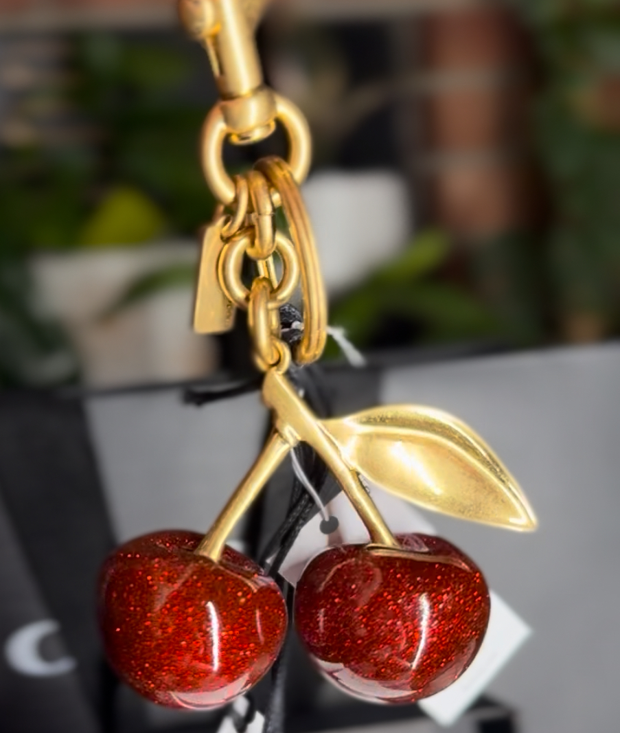 COACH® | Cherry Bag Charm