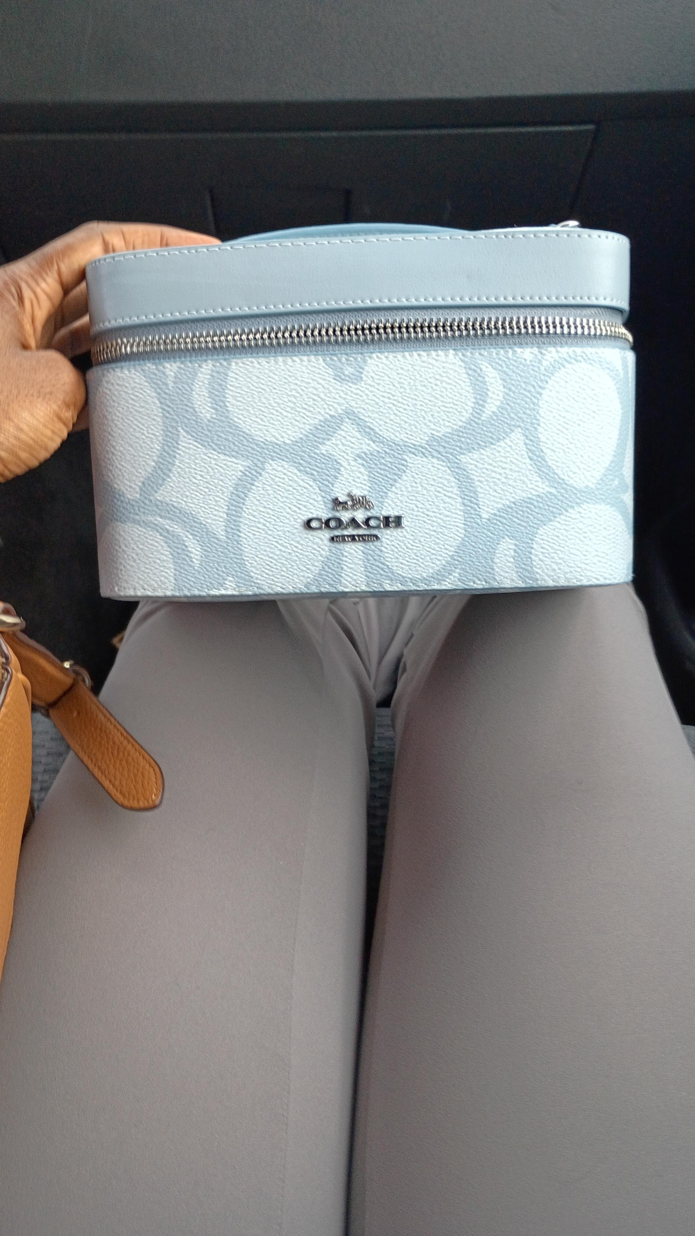 Cosmetic Case In Sketch Signature Canvas | COACH®