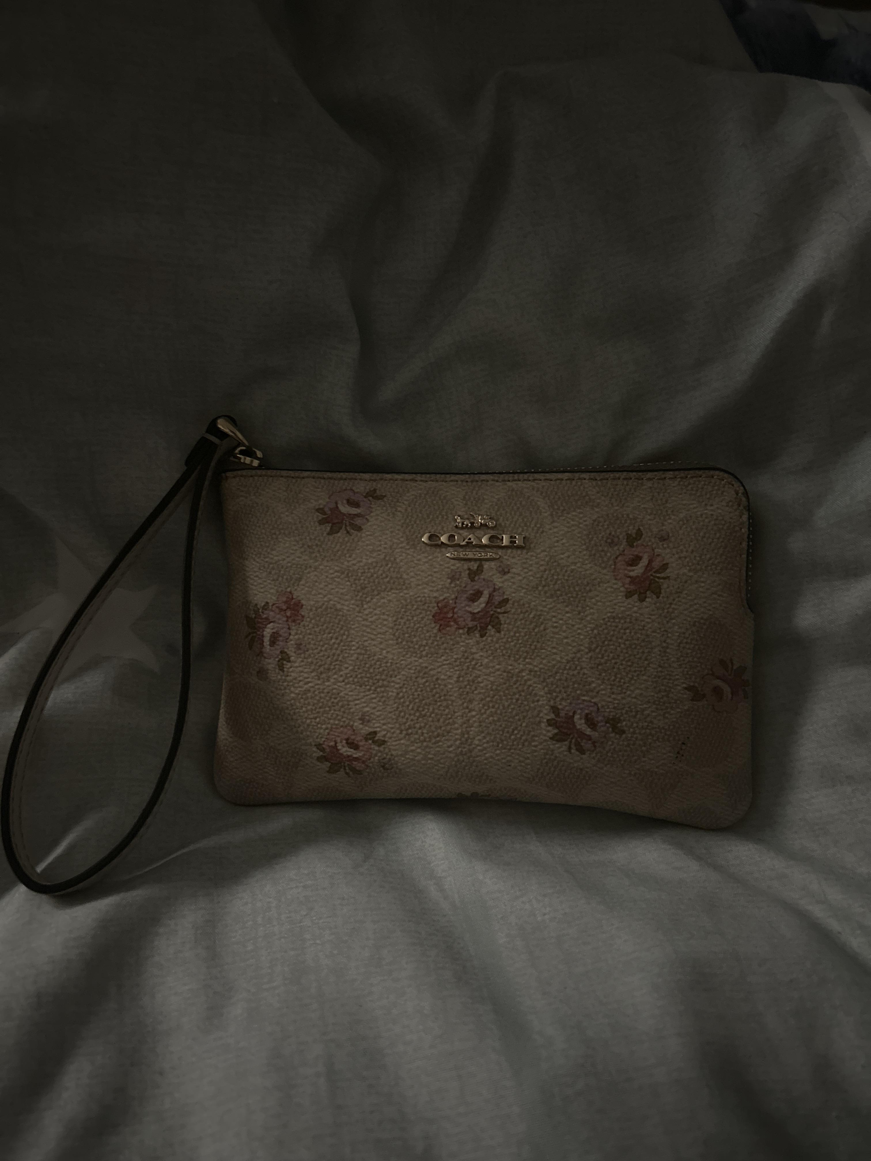 Corner Zip Wristlet In Signature Leather | COACH®