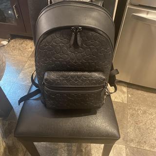 coach backpack charter Charter Backpack In Maxi Signature Leather