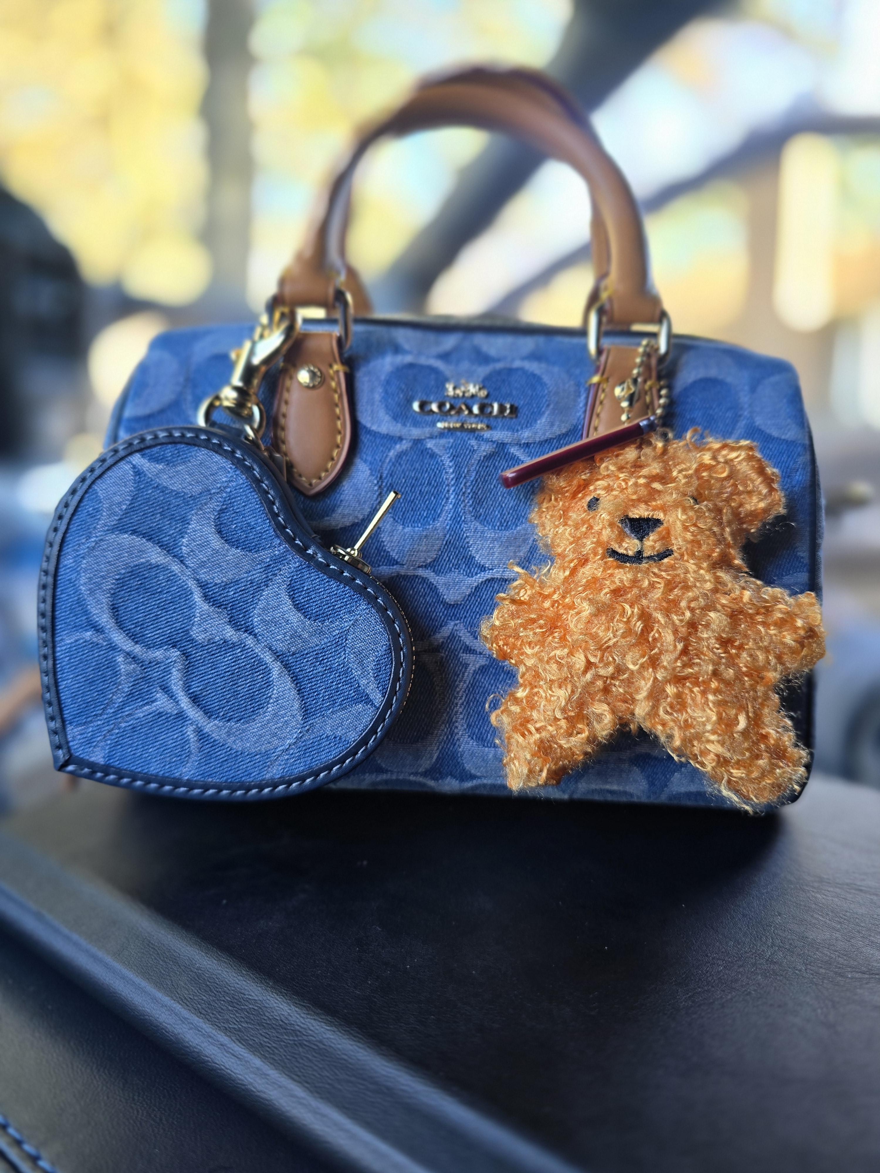 Heart Bag Charm In Signature Denim | Accessories | Coach | COACH®