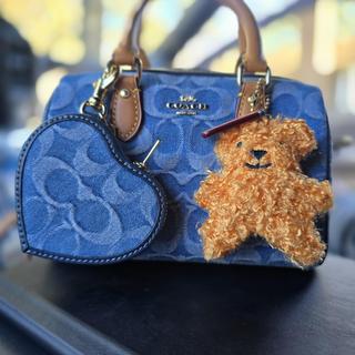 Heart Bag Charm In Signature Denim | COACH®