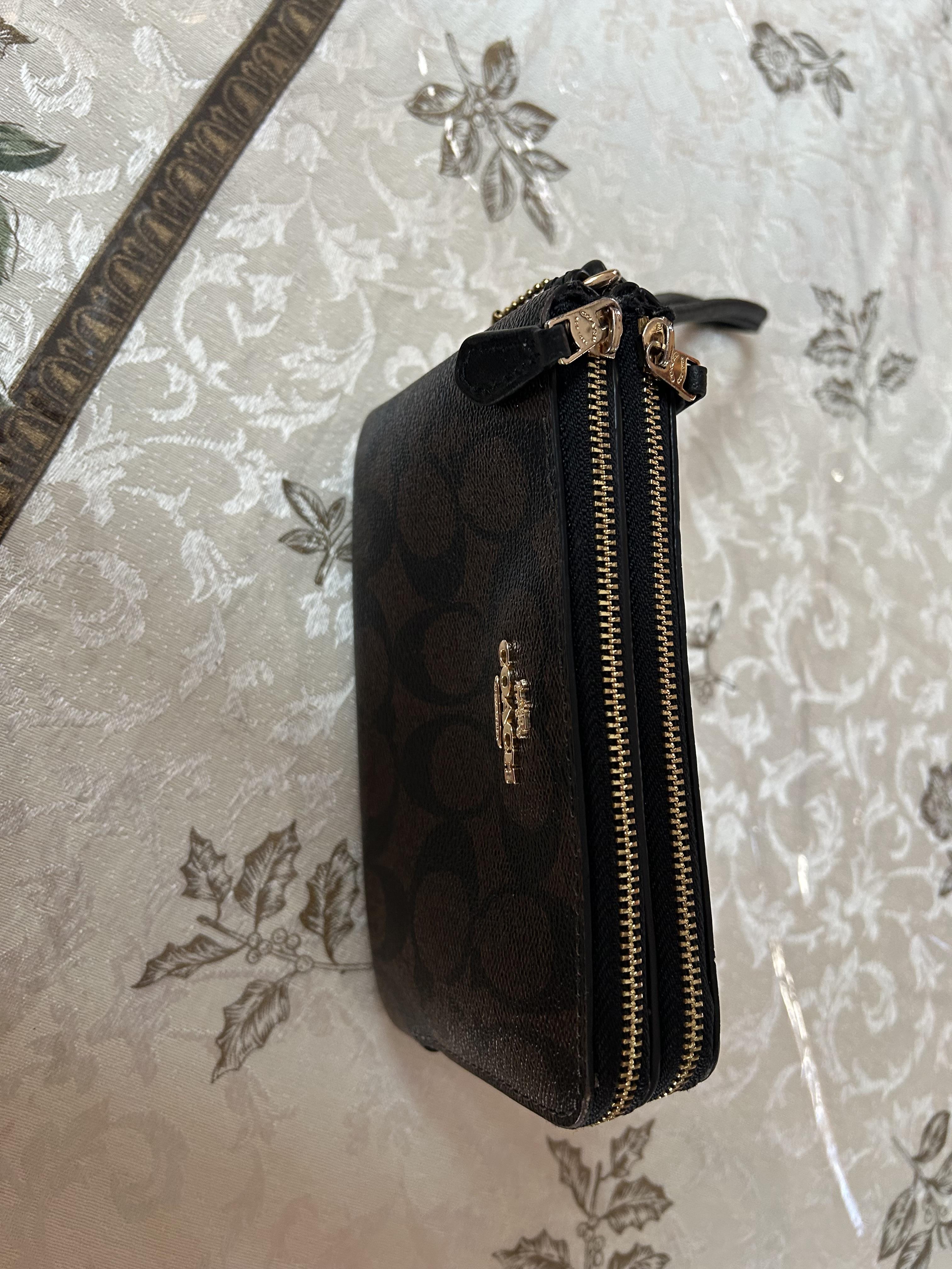 Double Zip Wristlet With Floral Print | Wallets | Coach | COACH®