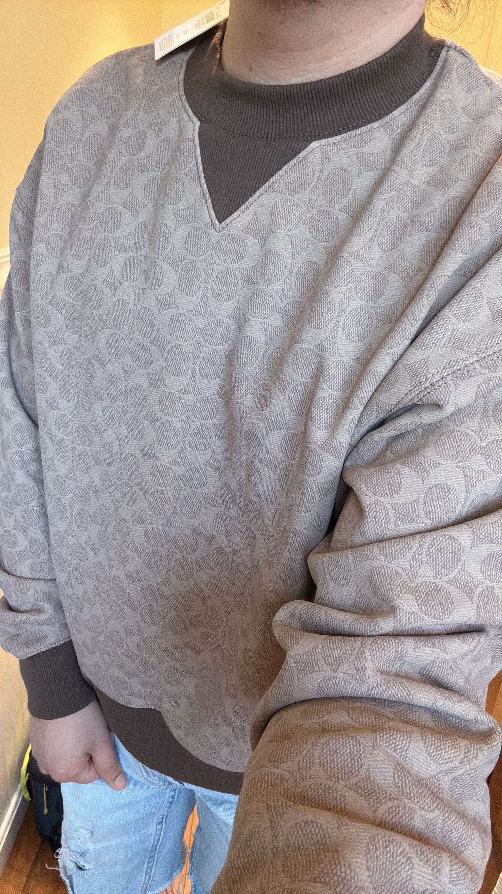 COACH  コーチSignature Crewneck Sweater COACH® | Signature Crewneck Sweater
