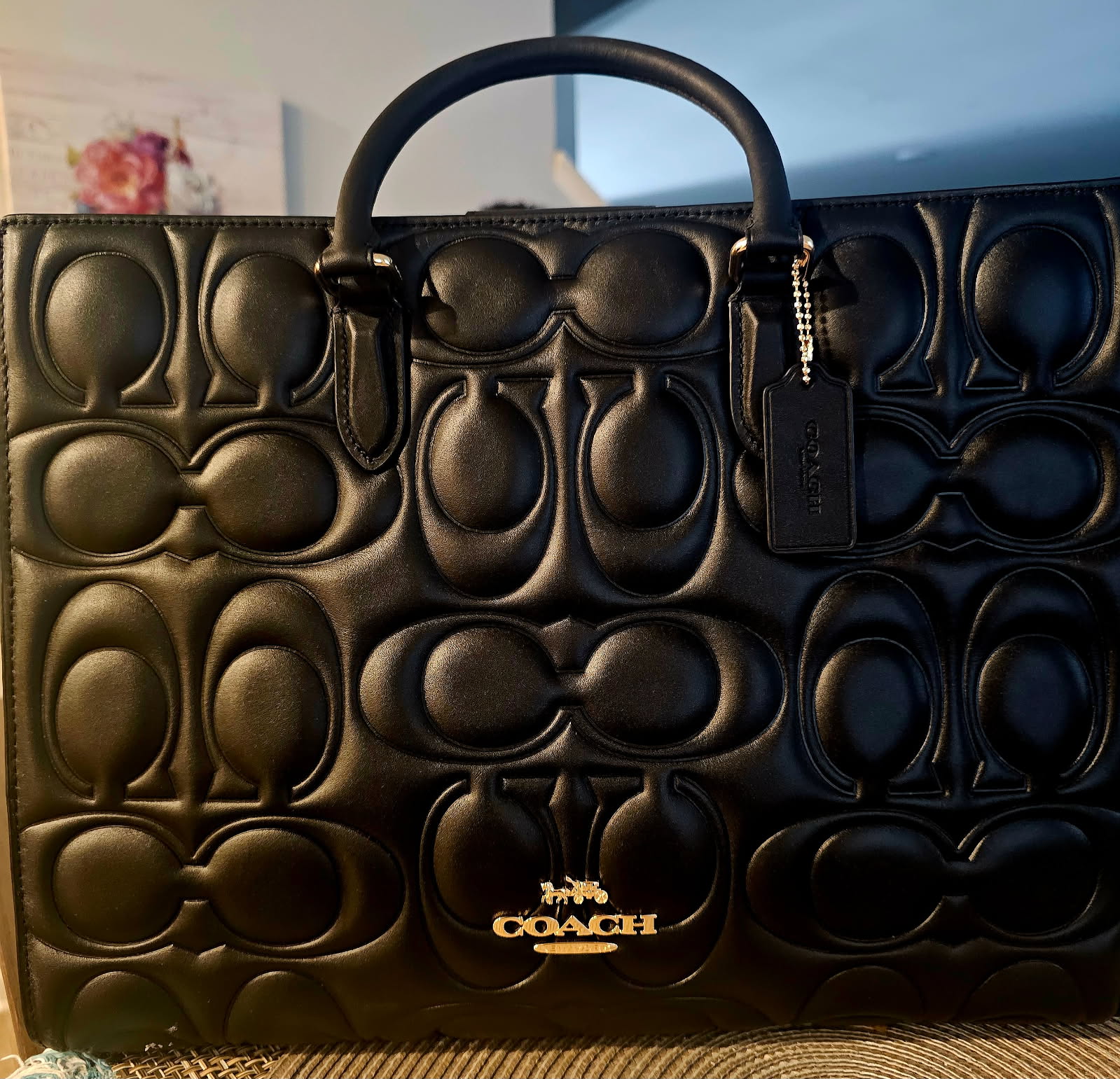 Maggie Tote Bag In Signature Leather | Bags | Coach | COACH®