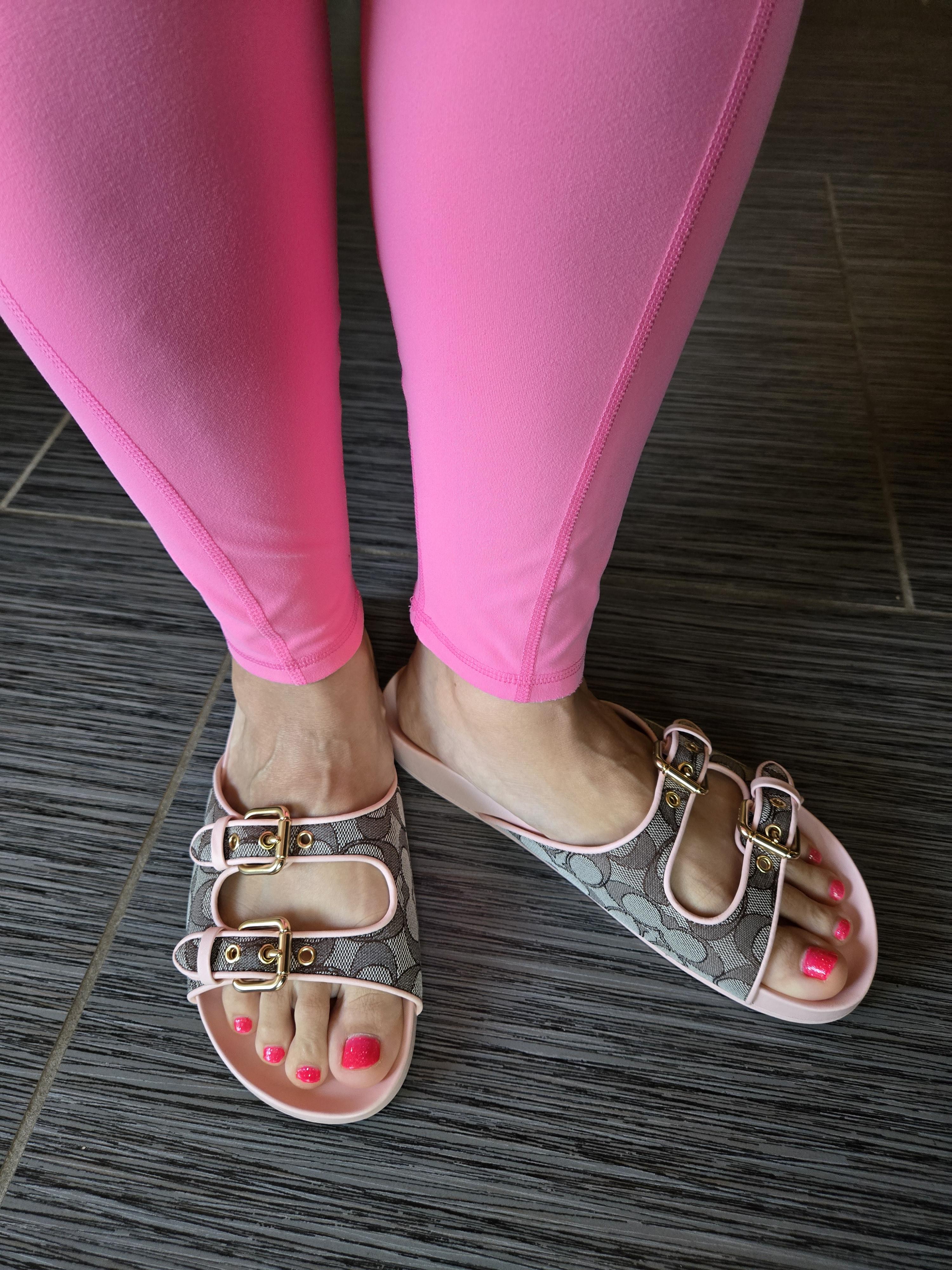 Two Band Buckle Sandal In Signature Jacquard | COACH®