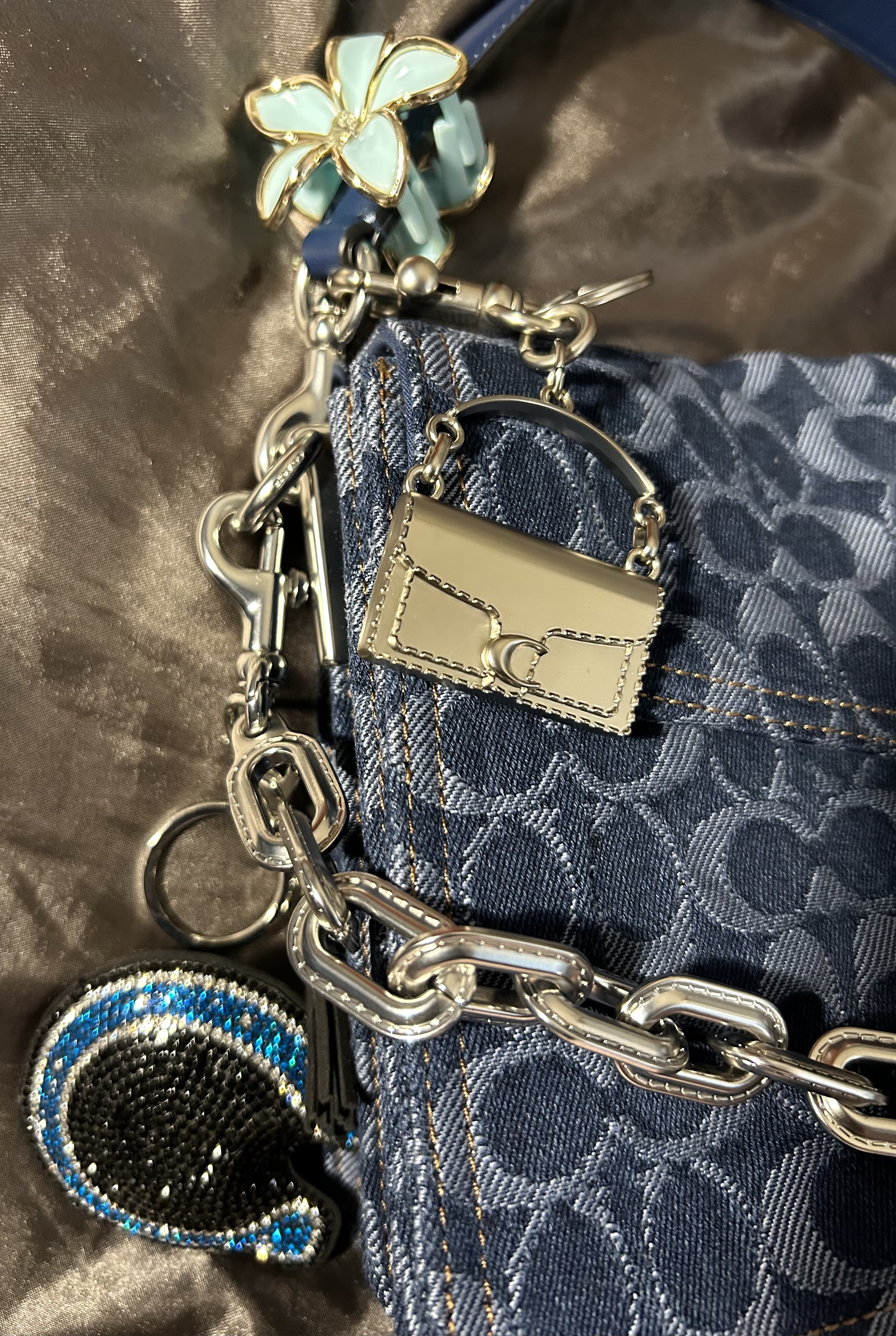 Chain Tabby Shoulder Bag In Signature Denim | Bags | Coach | COACH®