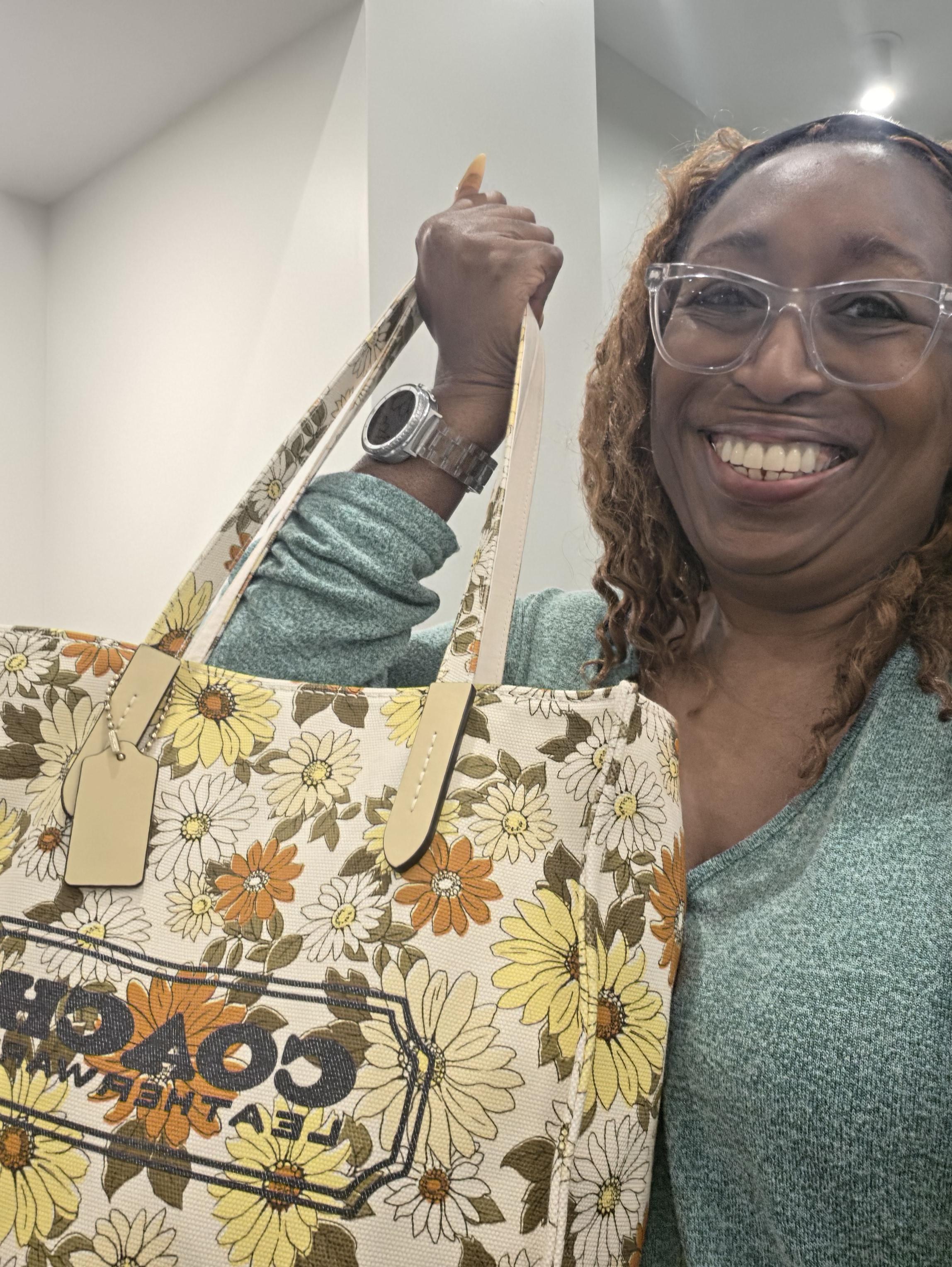 Canvas Tote Bag With Floral Print | Bags | Coach | COACH®