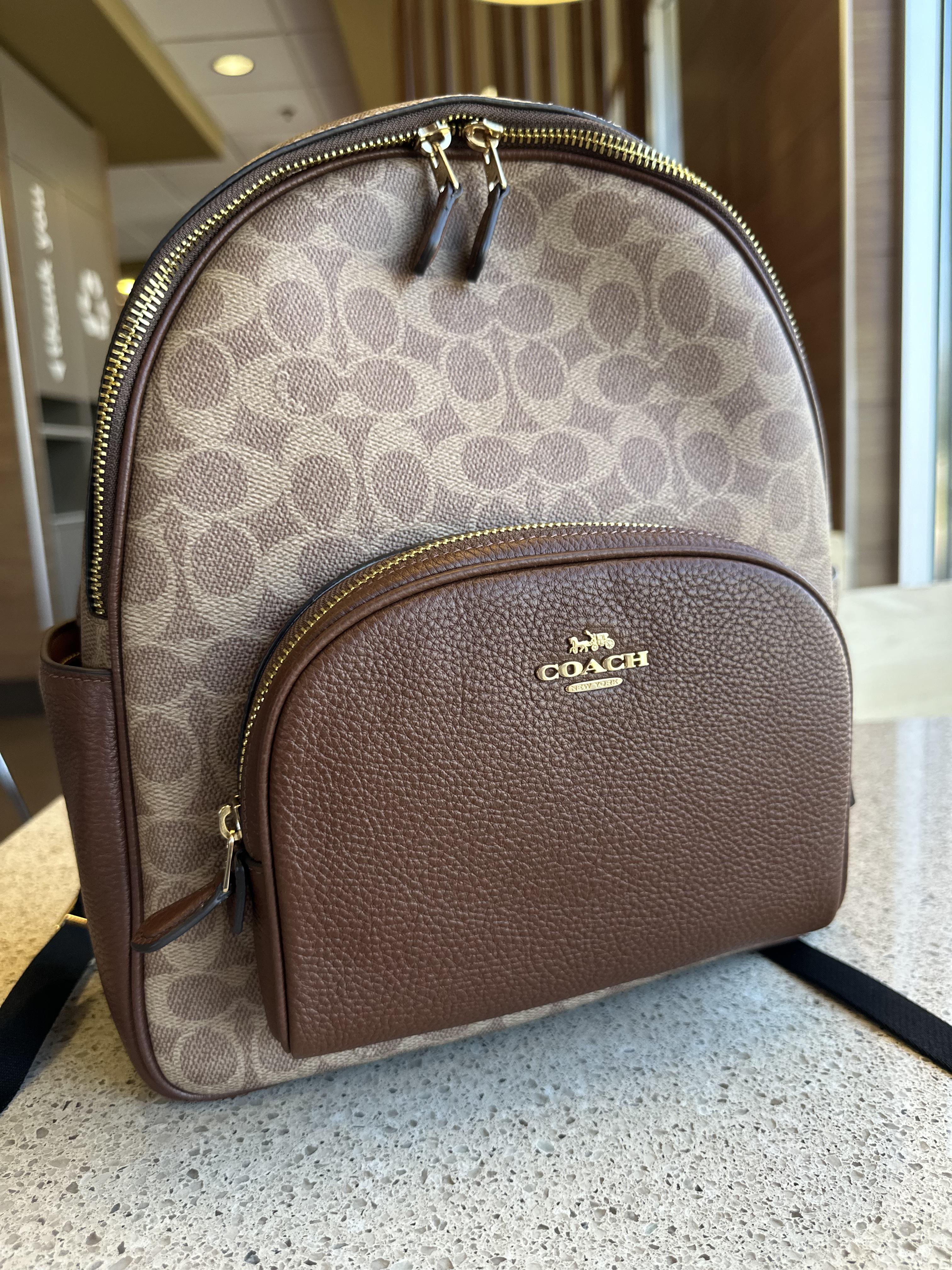 Coach Bags Coach Checkered Backpack Coach Leather Tartan Plaid Court  Backpack Bag  Bee Balm Boutique