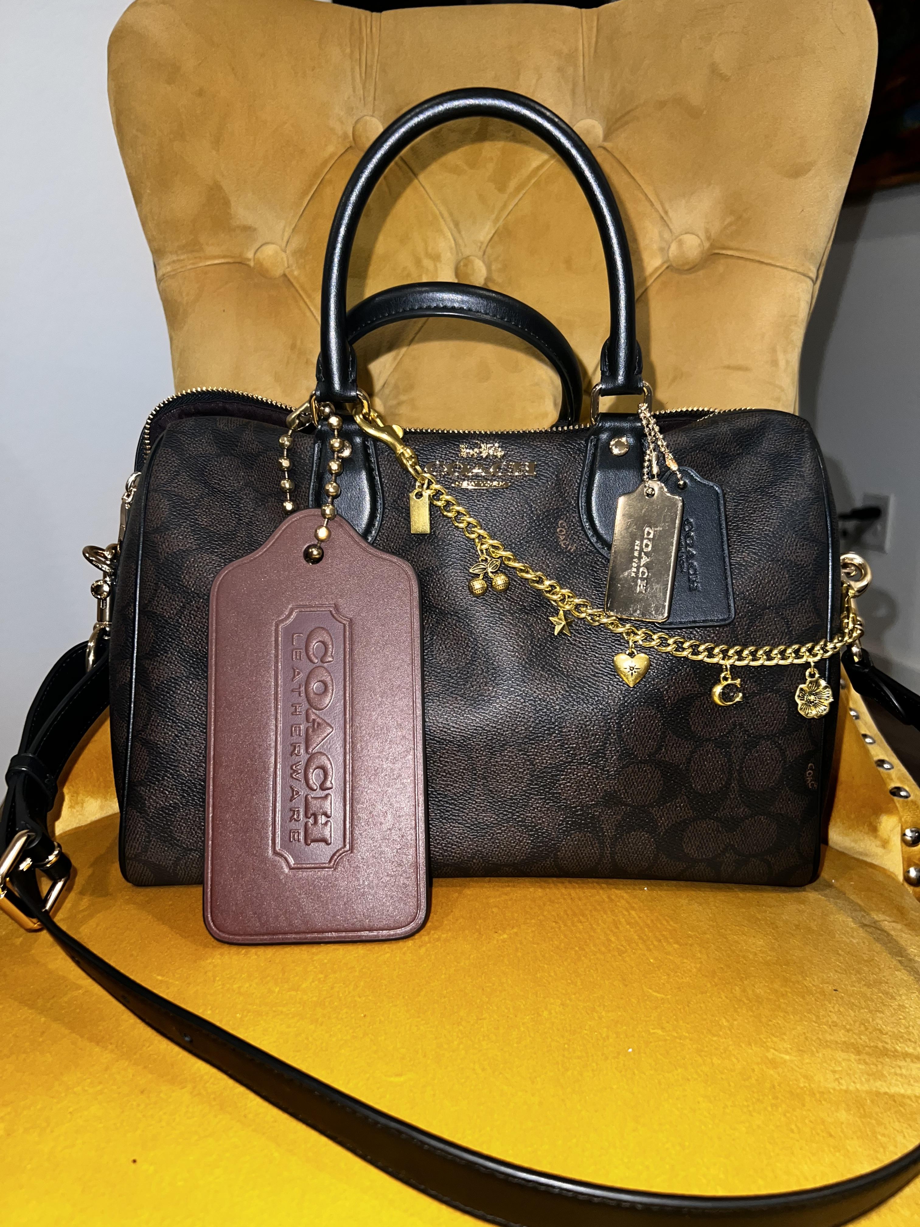 Rowan Large Satchel Bag In Signature Leather | Bags | Coach | COACH®