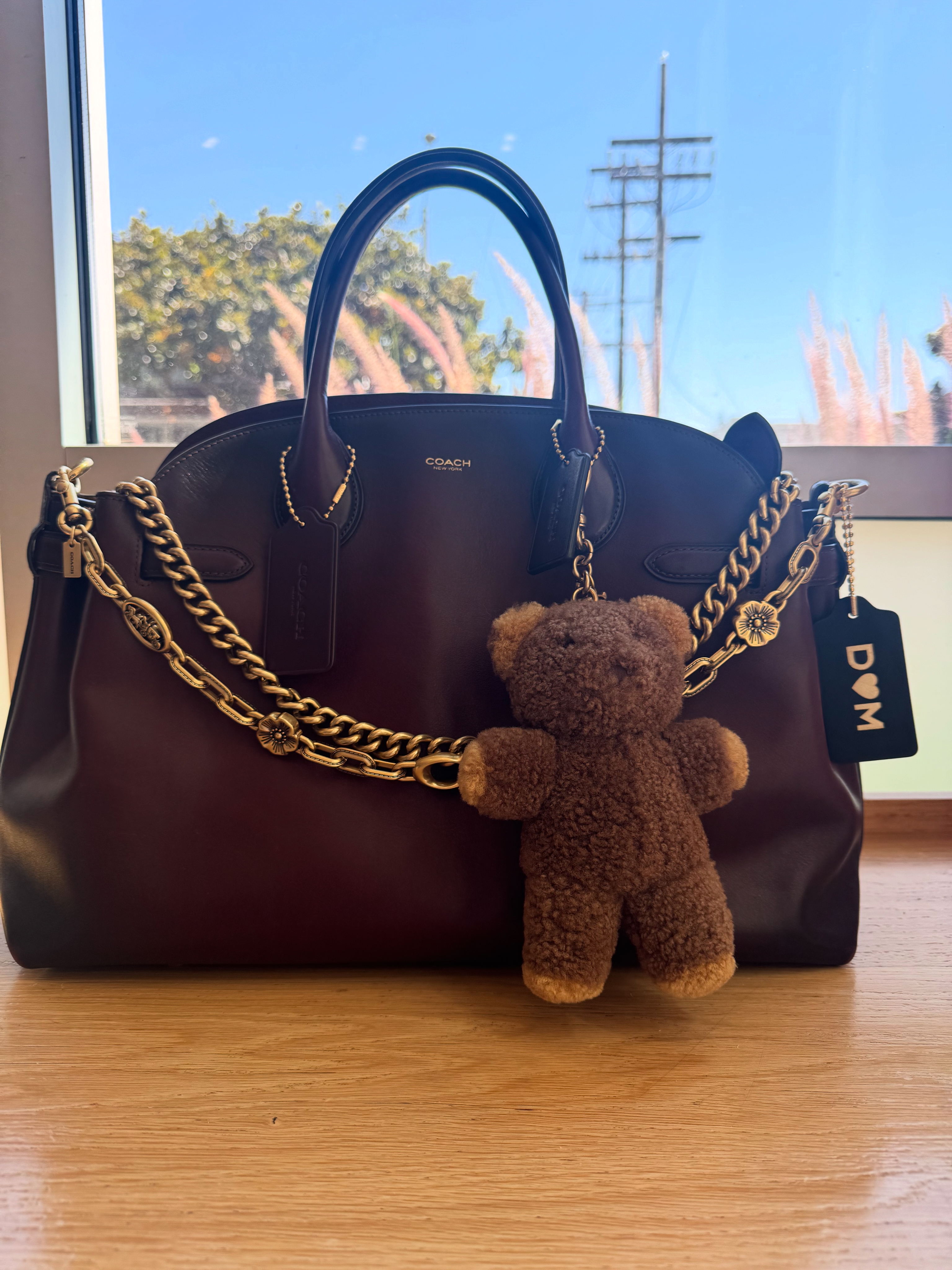 Teddy Bear Bag Charm In Shearling | Accessories | Coach | COACH®