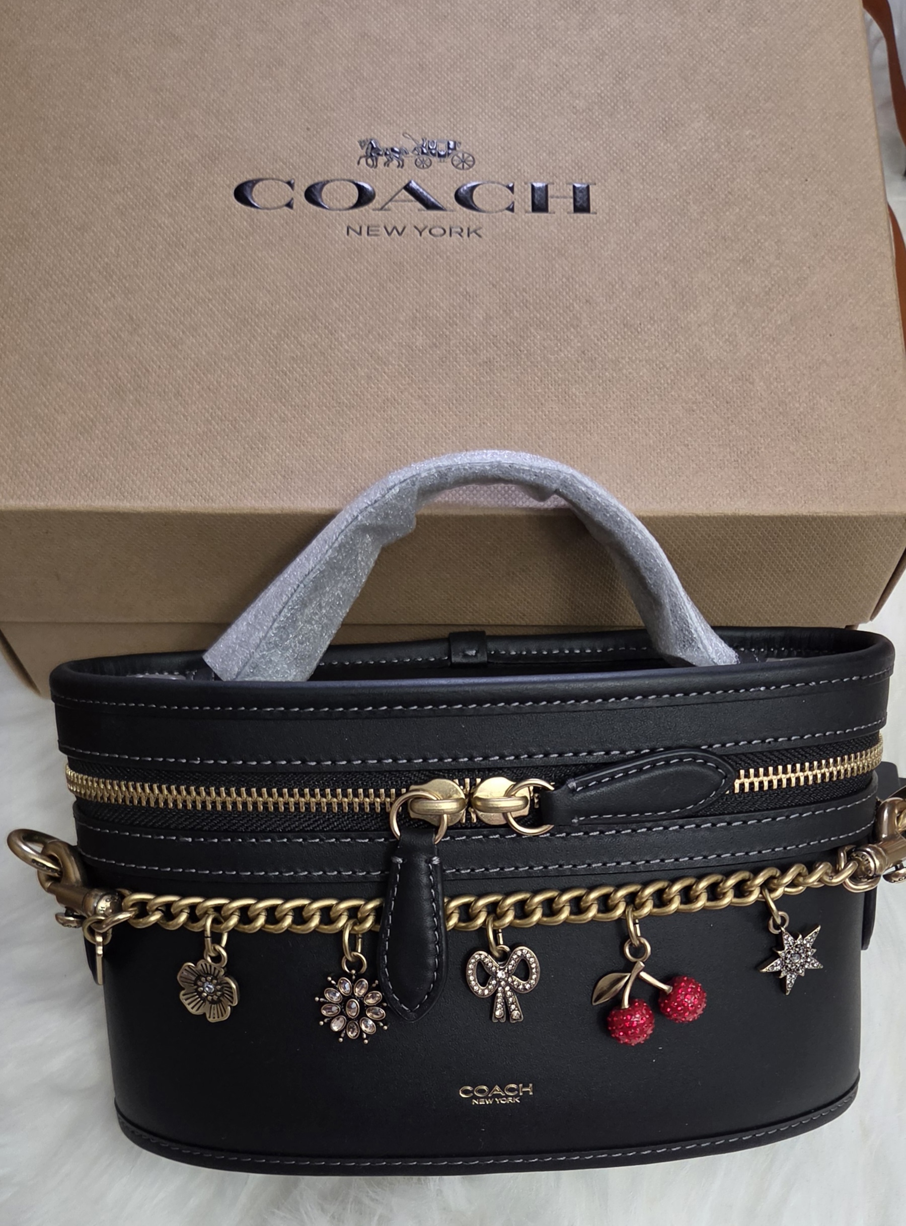 Crystal Motif Chain Bag Charm | Accessories | Coach | COACH®