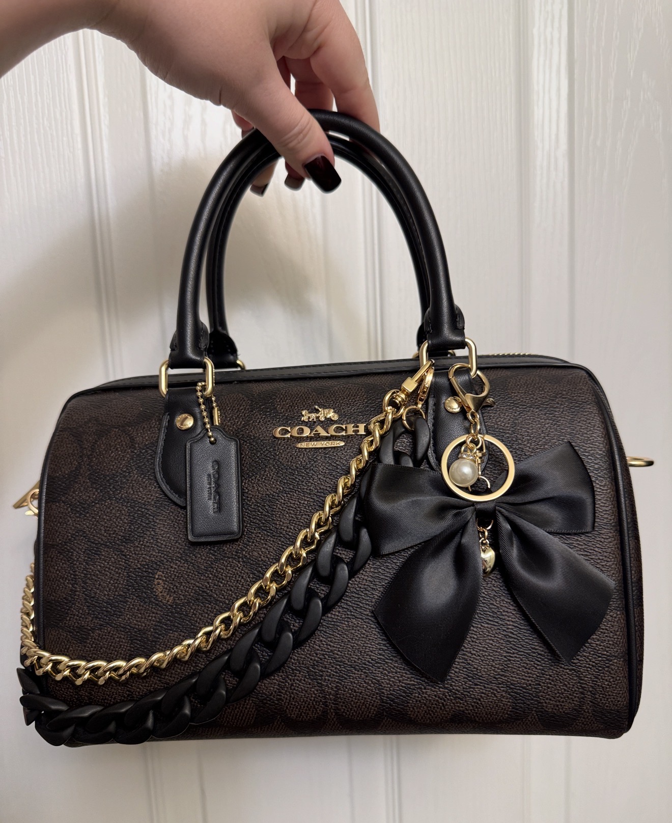 Rowan Satchel Bag In Signature Canvas