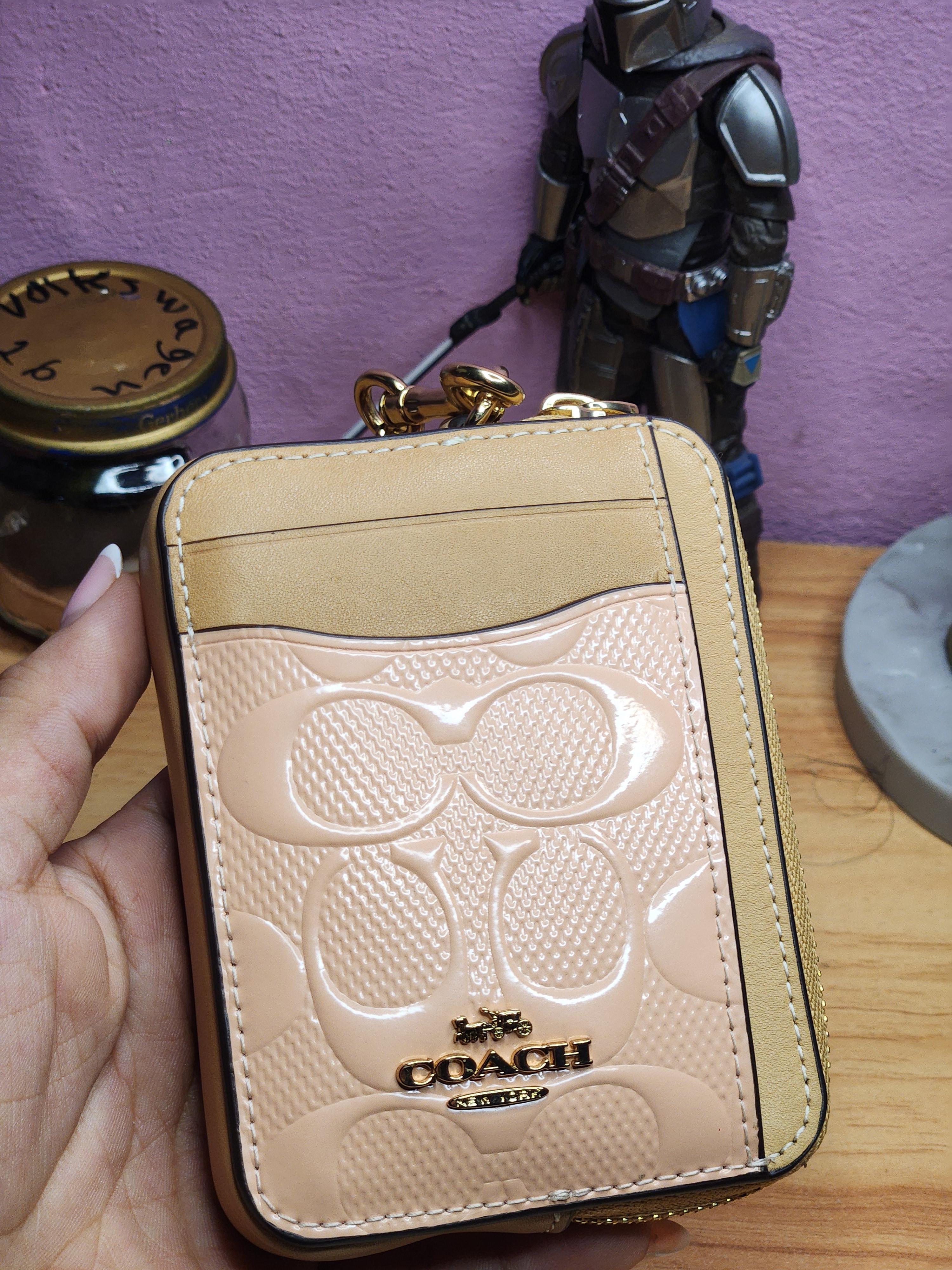 Zip Card Case In Signature Leather With Charm | Wallets | Coach