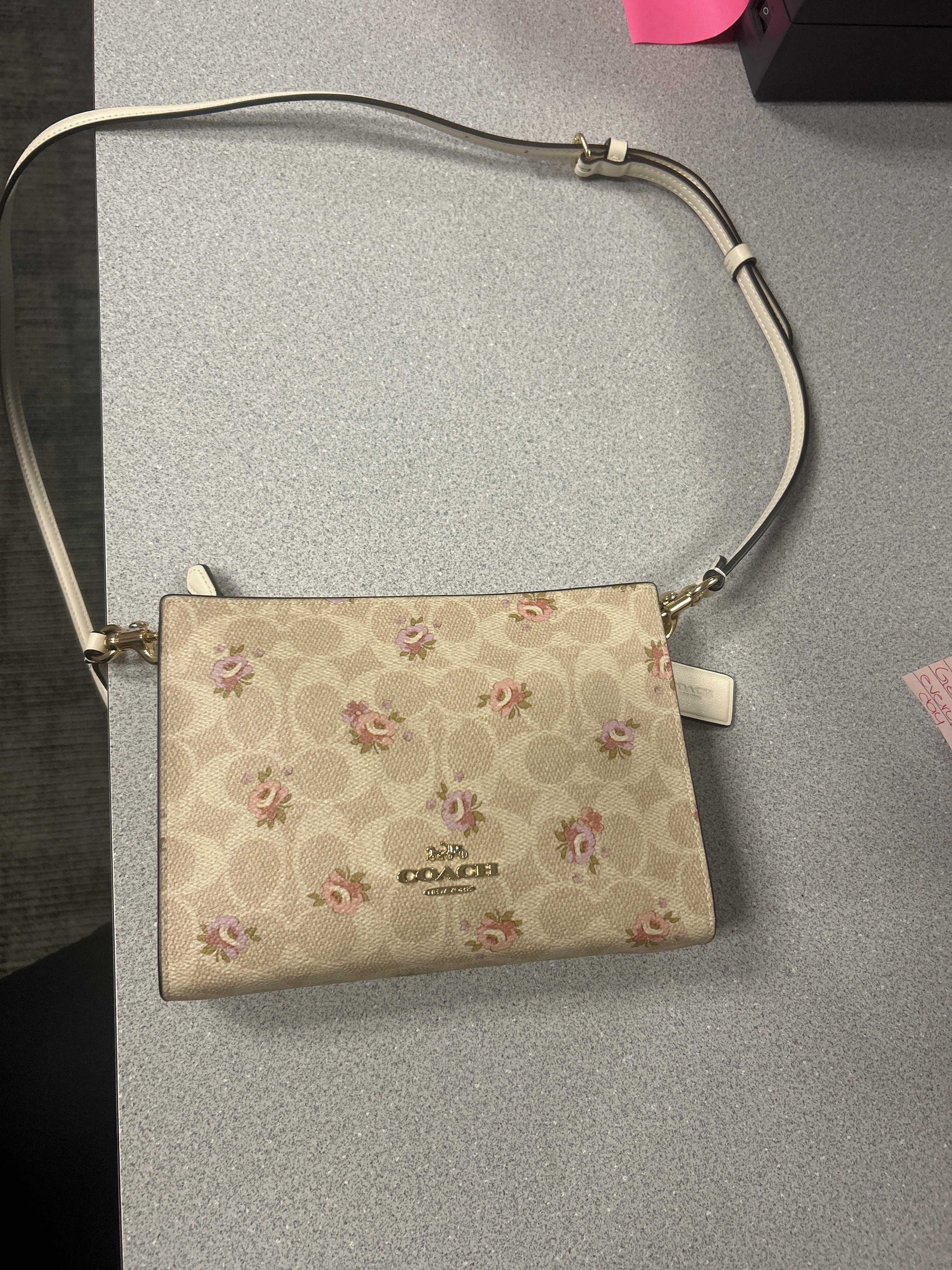 Slim Crossbody Bag With Floral Print | COACH®