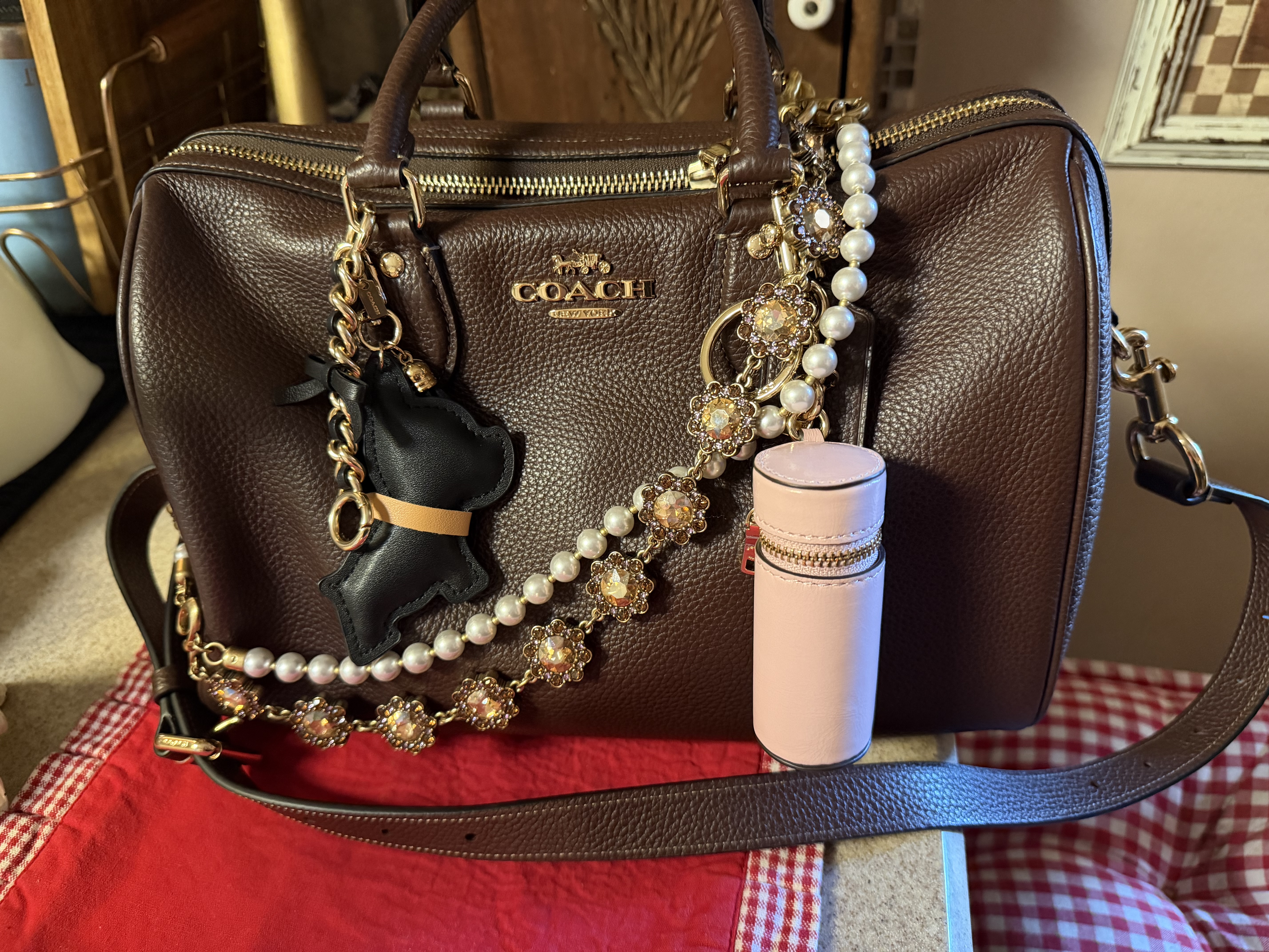 Rowan Large Satchel Bag In Signature Leather | Bags | Coach | COACH®